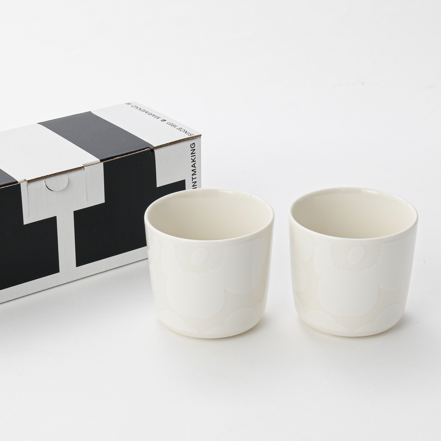 【ペア】ウニッコ ラテマグ　ホワイト/オフホワイト