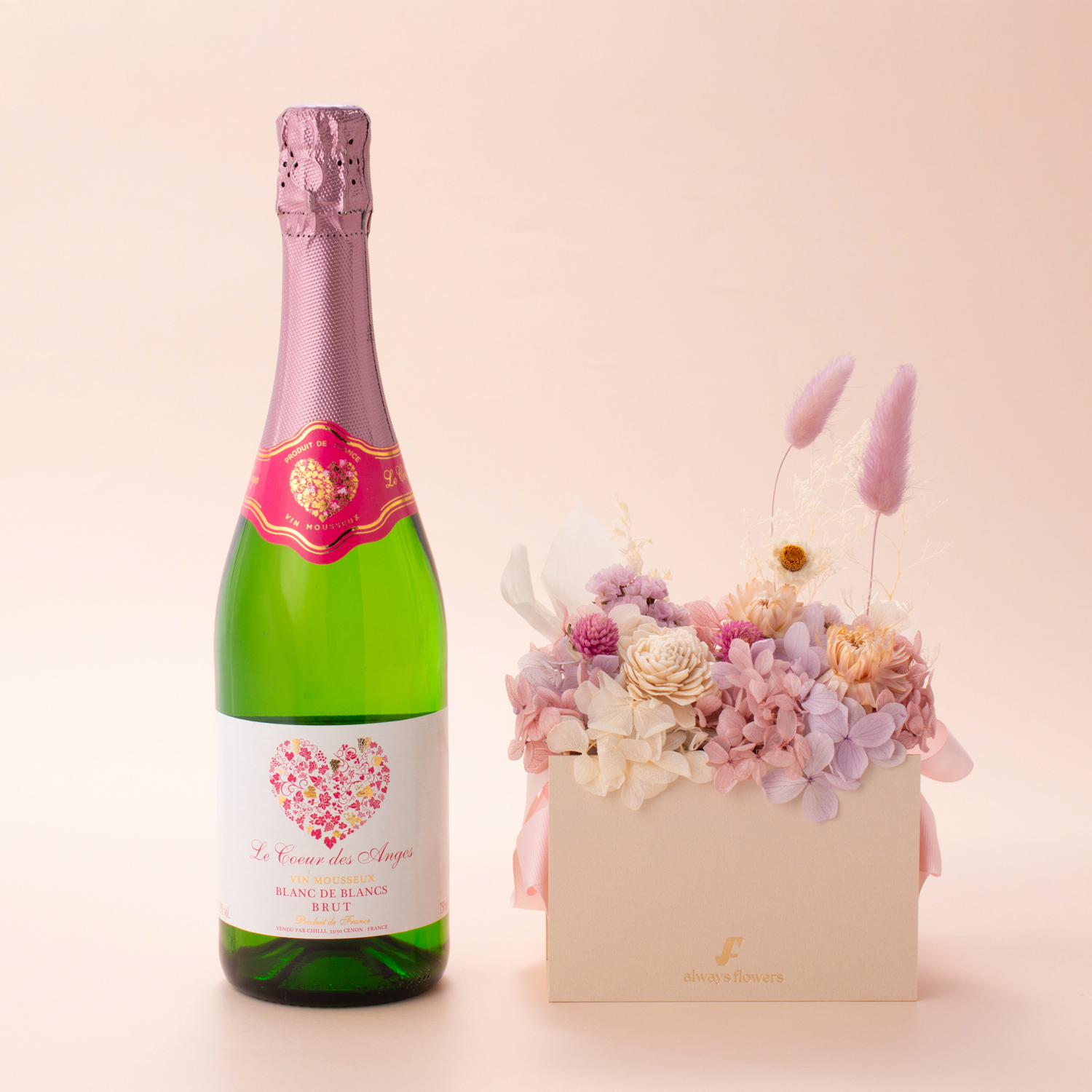 選べるワイン&タンプ限定Flower BAGセット