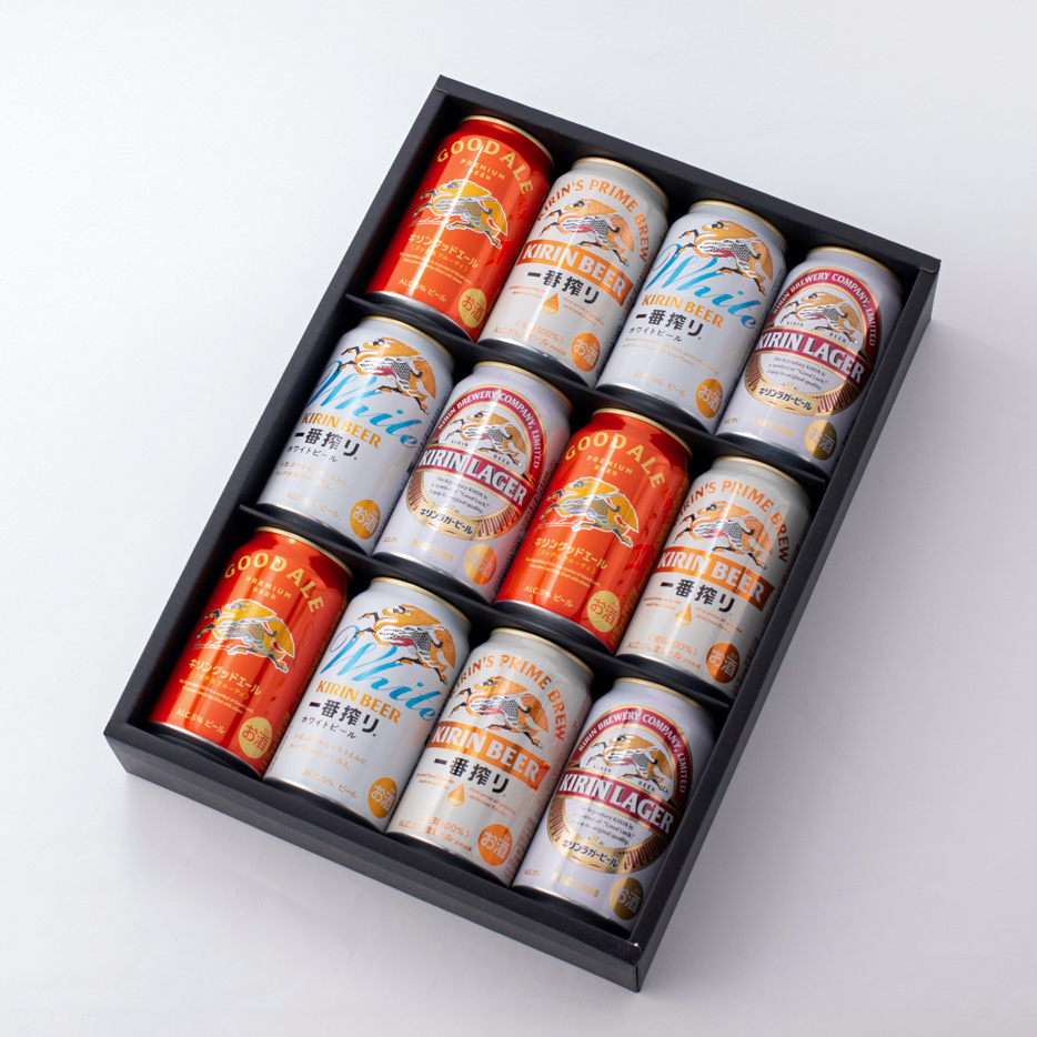 【4種の味わいが楽しめる】キリンビール 人気銘柄 12本セット