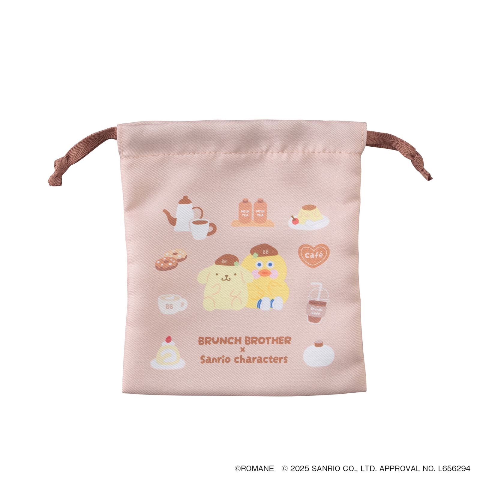 【ブランチブラザー×サンリオキャラクターズ】巾着ポーチ・2pセット