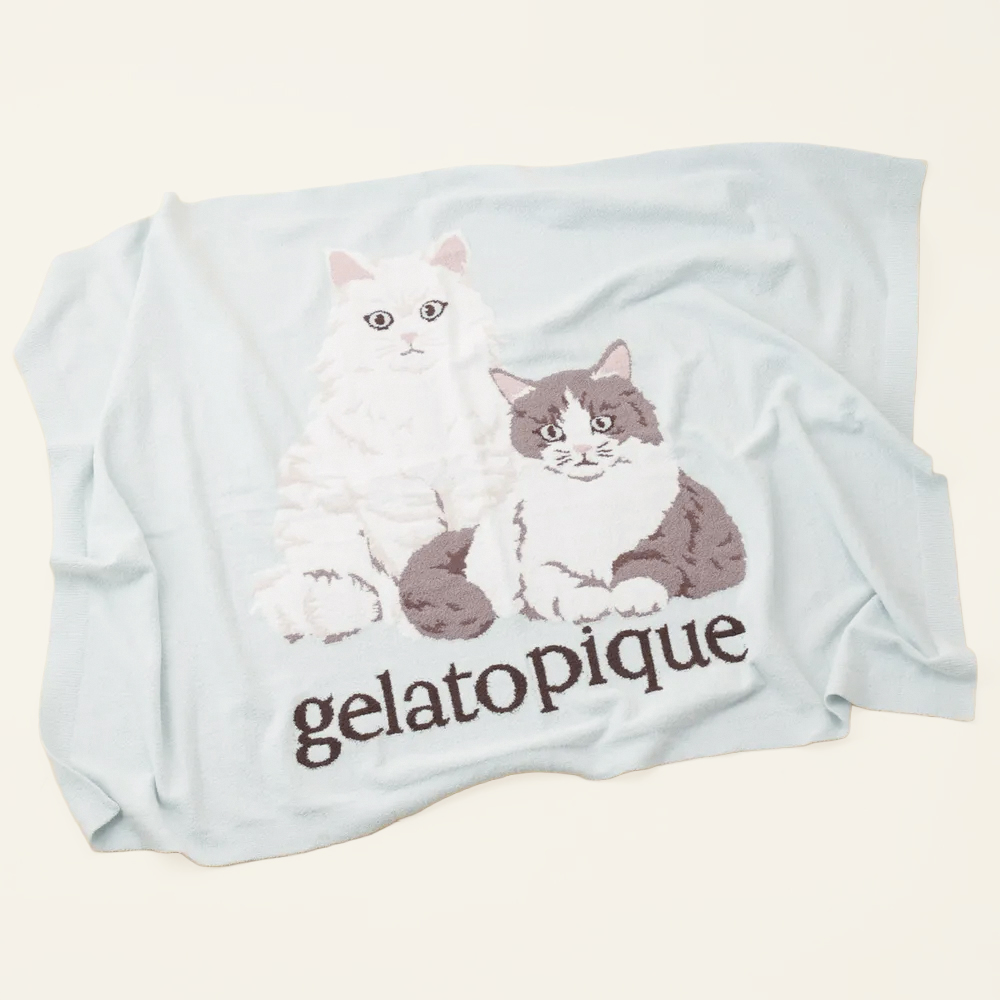 WOMEN】キャットジャガードブランケット | gelato pique（ジェラート