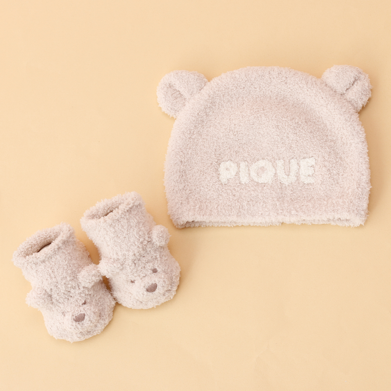 【BABY】パウダーベアキャップ＆ソックス