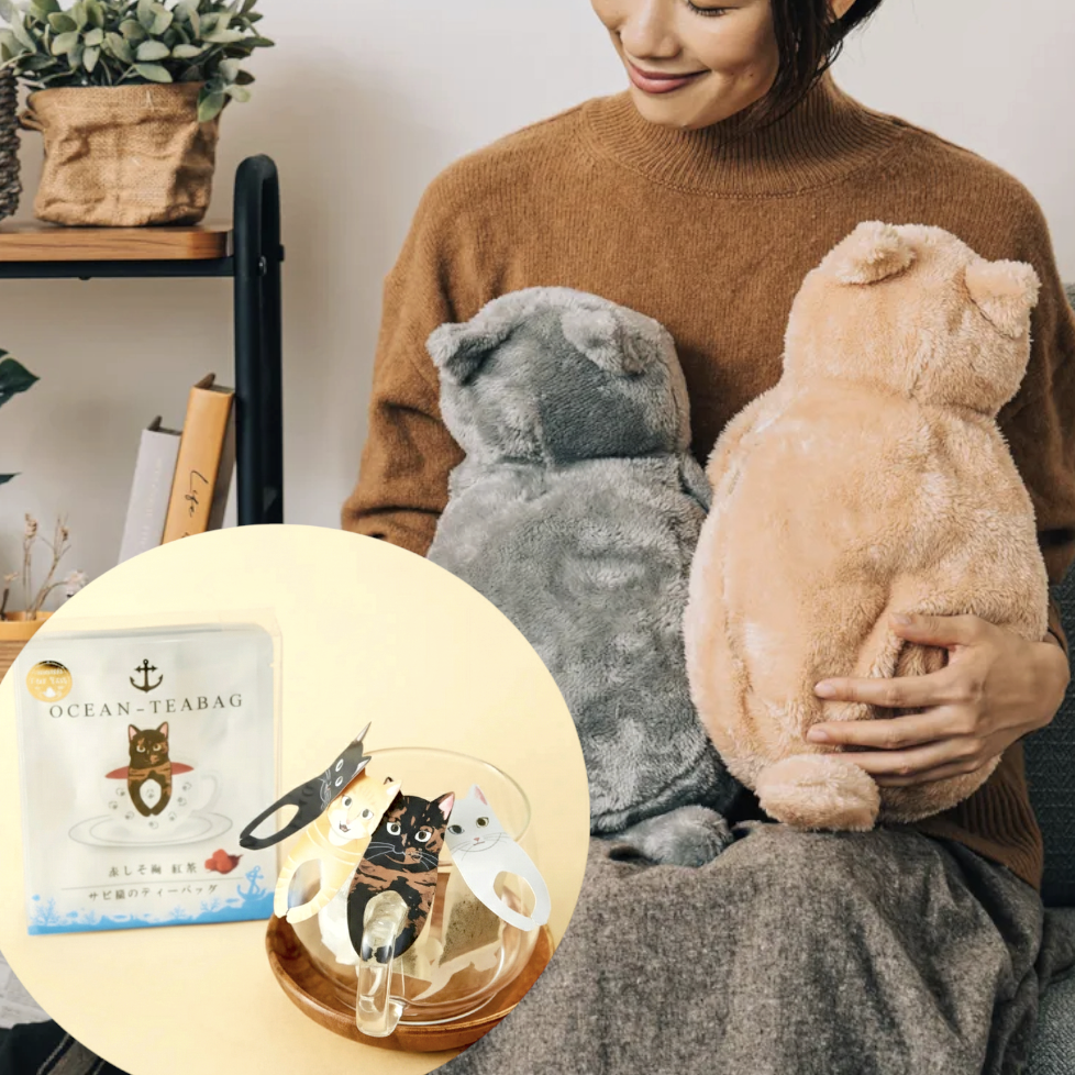 ねこ湯たんぽとねこ紅茶のぽかぽか温活ギフト