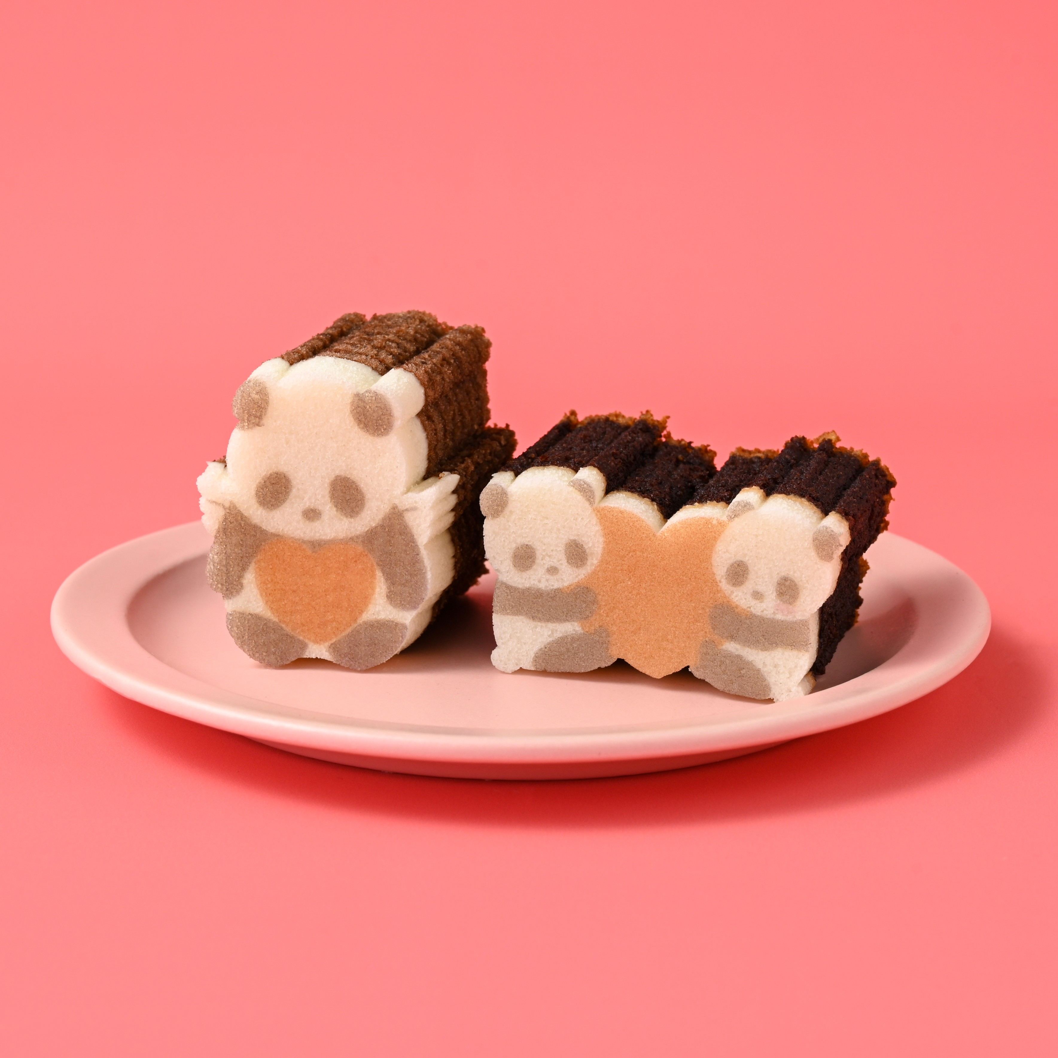 バレンタインパンダ3個セット