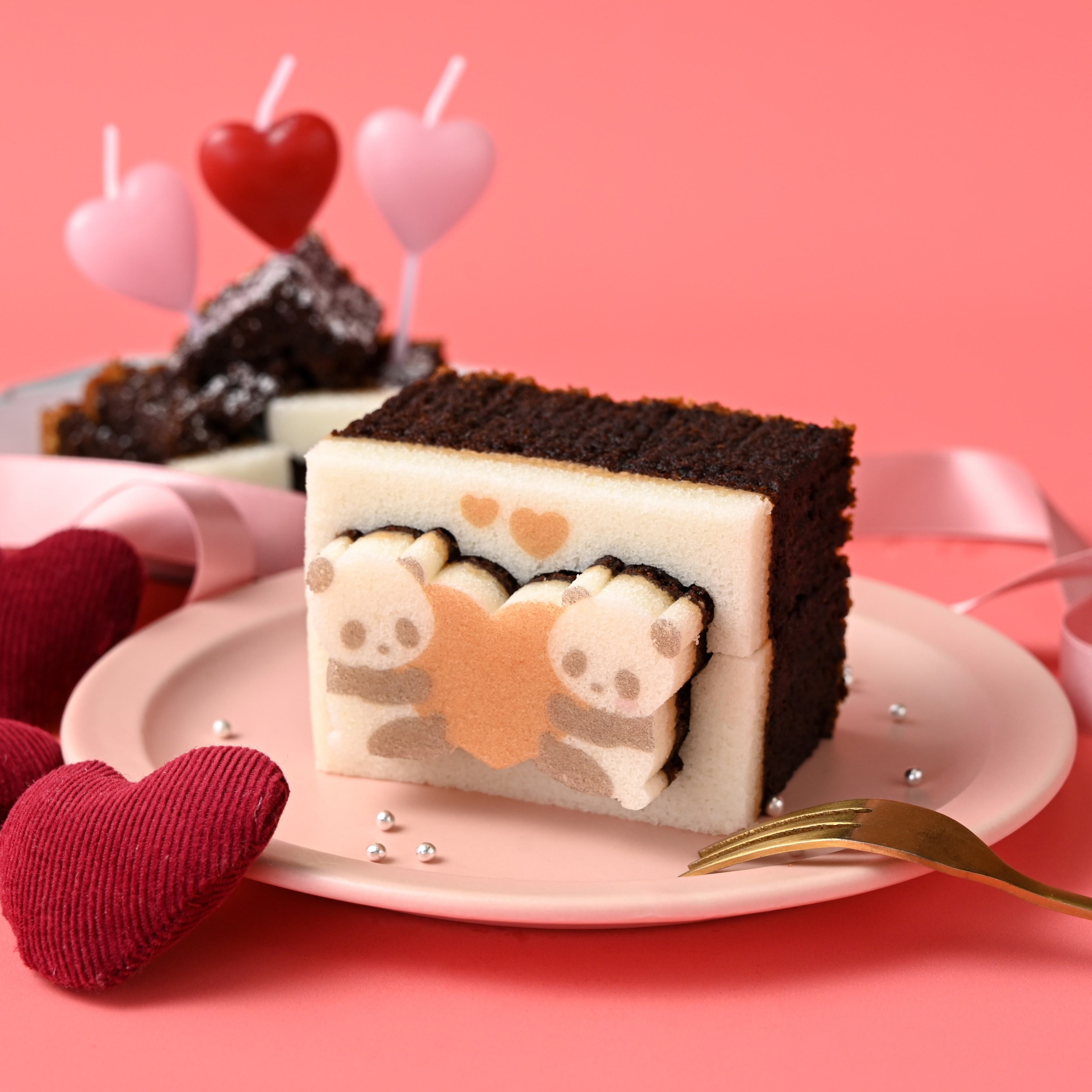 バレンタインパンダ3個セット