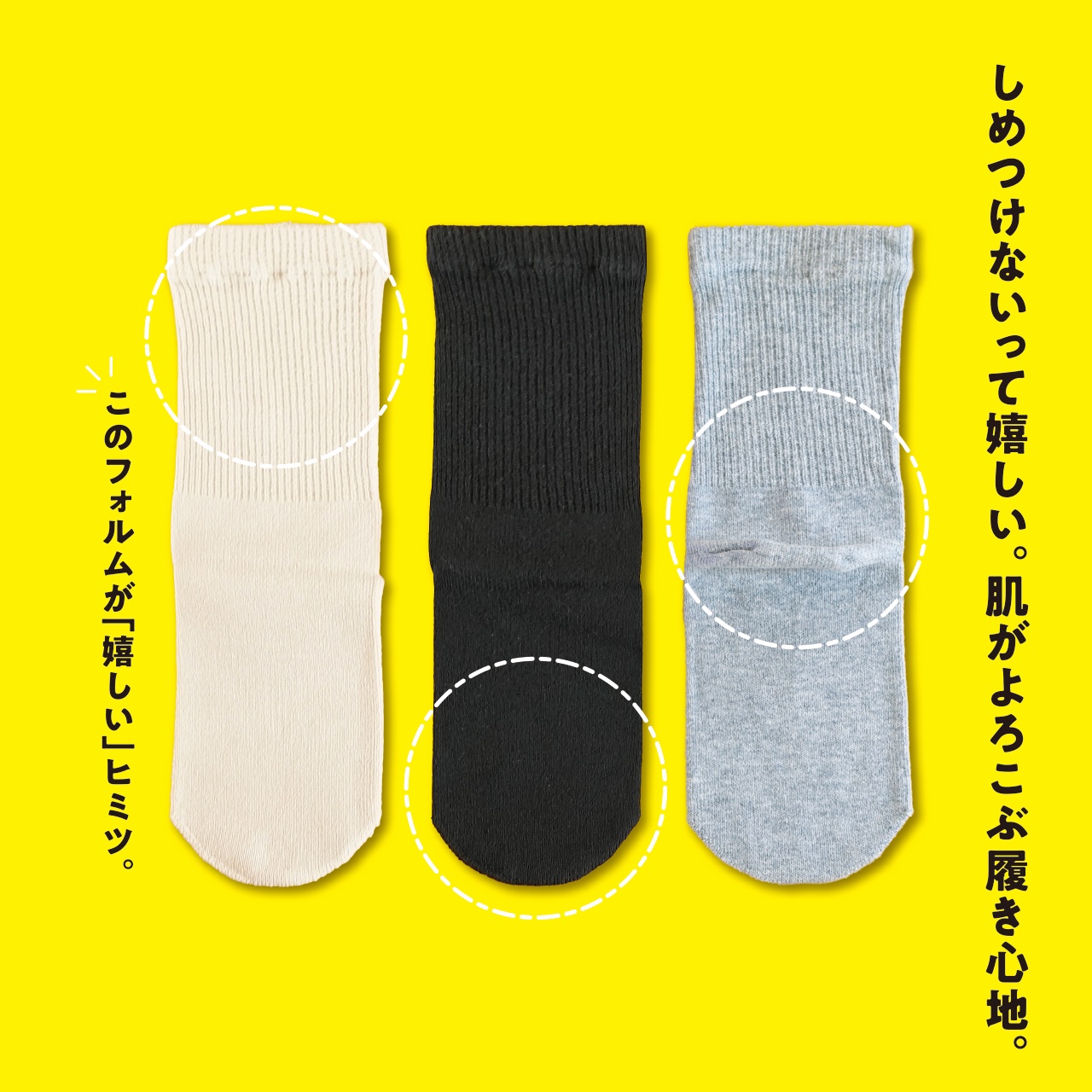 しめつけノーソックス　ギフトBOX（レディース）