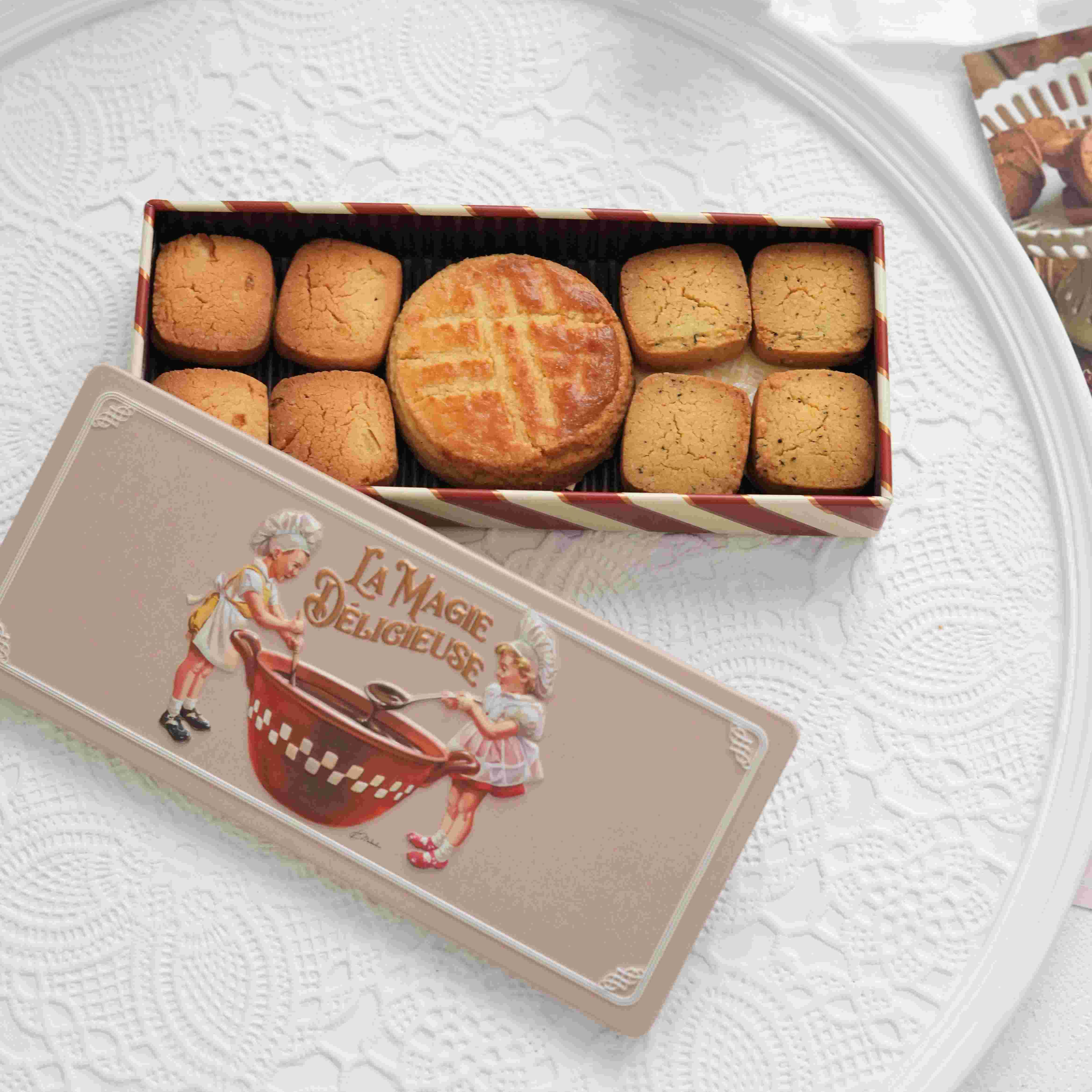 グルテンフリー国産発酵バタークッキー缶(アソート) | トトノエ菓子の