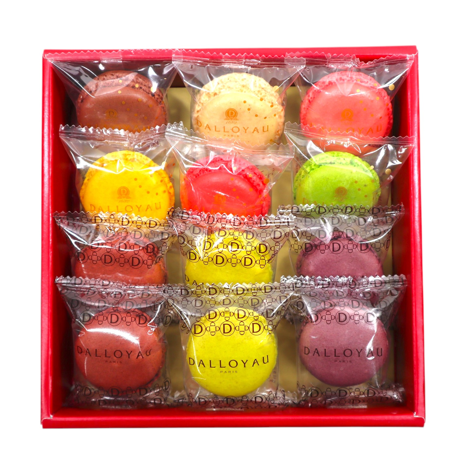 【DALLOYAU】ダロワイヨ 季節のマカロン入り詰め合わせ（12個入）