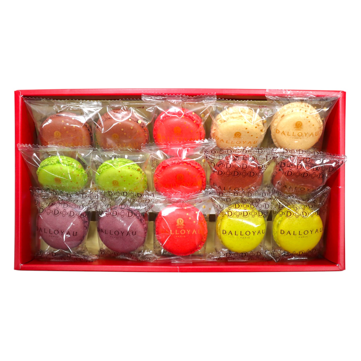 【DALLOYAU】ダロワイヨ 季節のマカロン入り詰め合わせ（15個入）