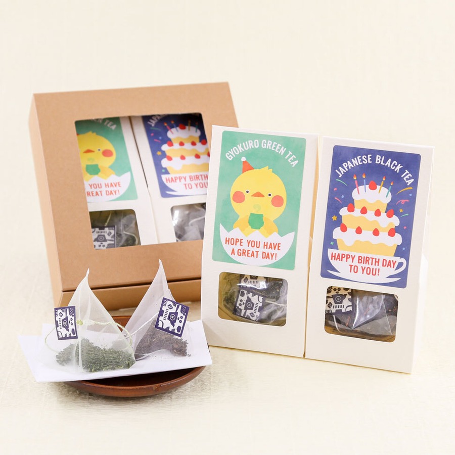 【ほっこりギフト】選べる！お茶菓子と日本茶のセット