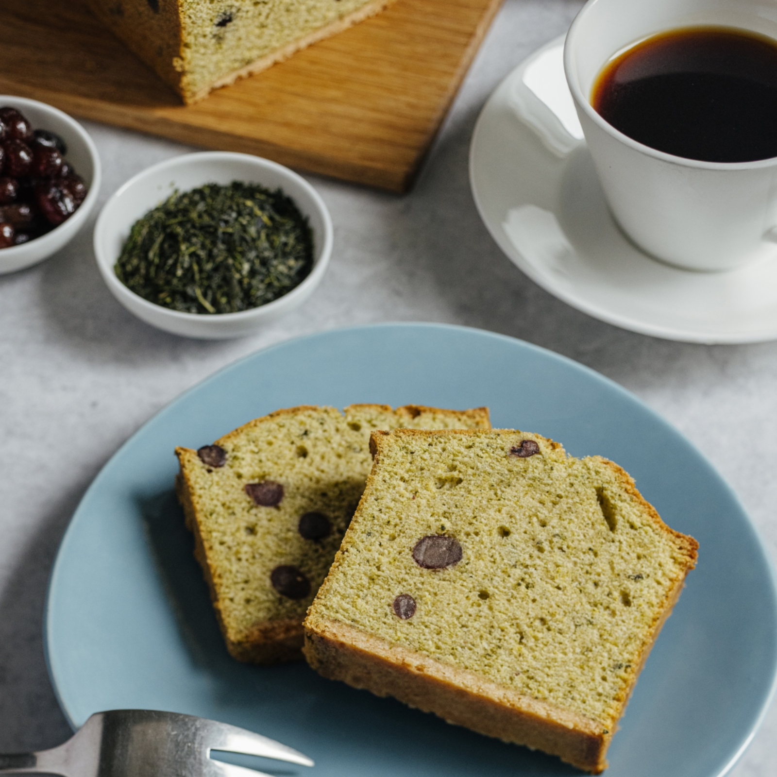 北限の日本茶/石巻桃生地区鹿島茶園の桃生茶と大納言パウンド