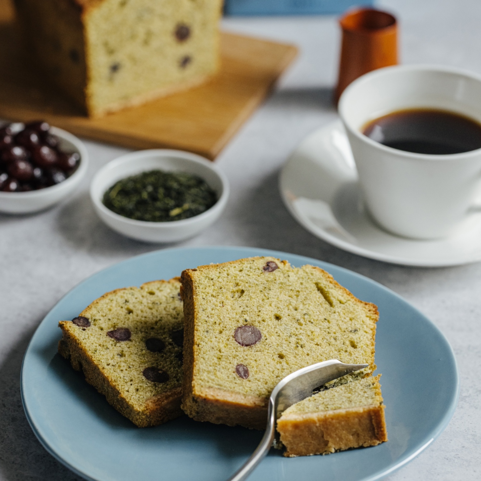 北限の日本茶/石巻桃生地区鹿島茶園の桃生茶と大納言パウンド
