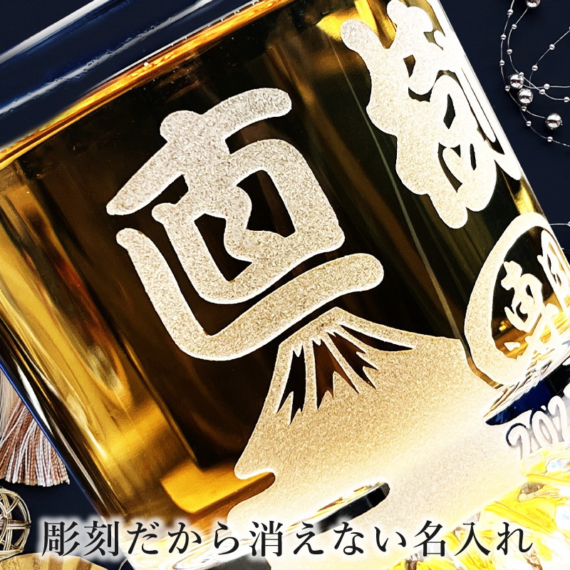【デザイン名入れ無料】ロックグラス 日本製 200ml CI44