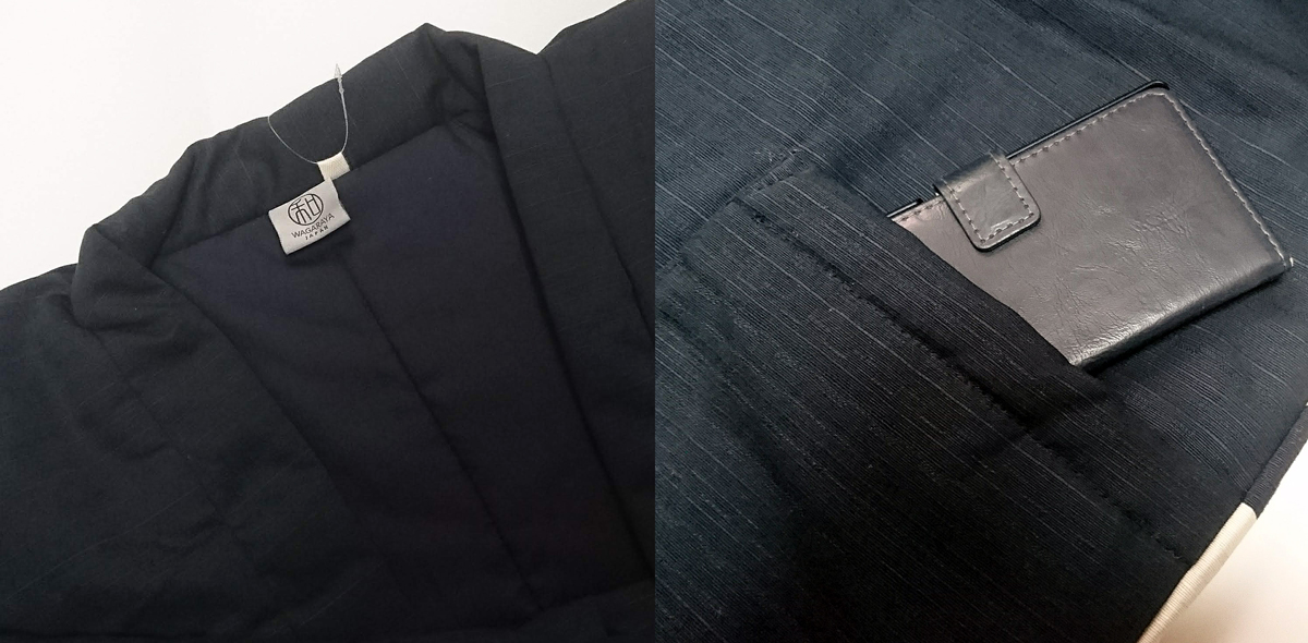 抜染和柄綿入り半纏「め組」