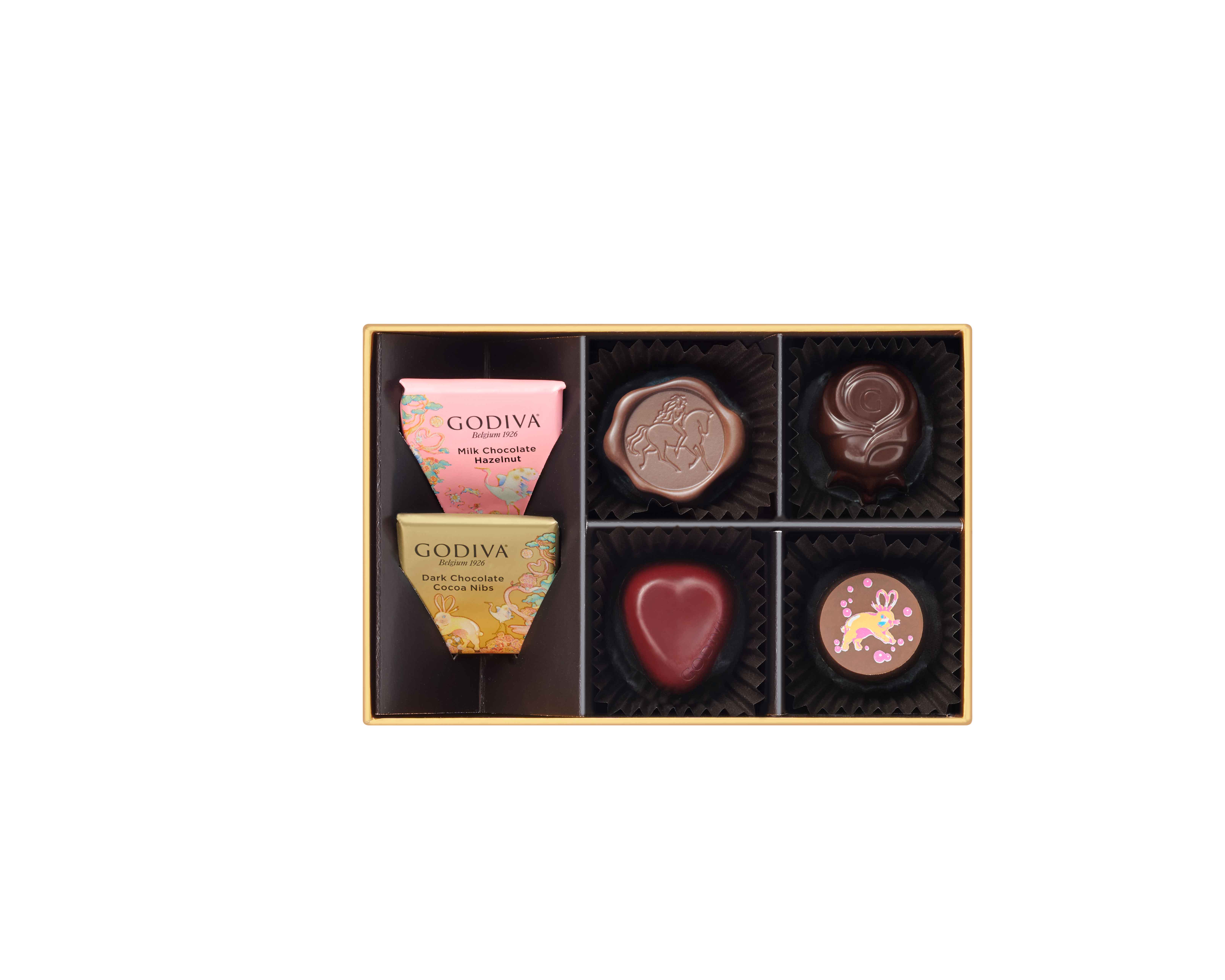 チョコレートローズ アソートメント 6粒入