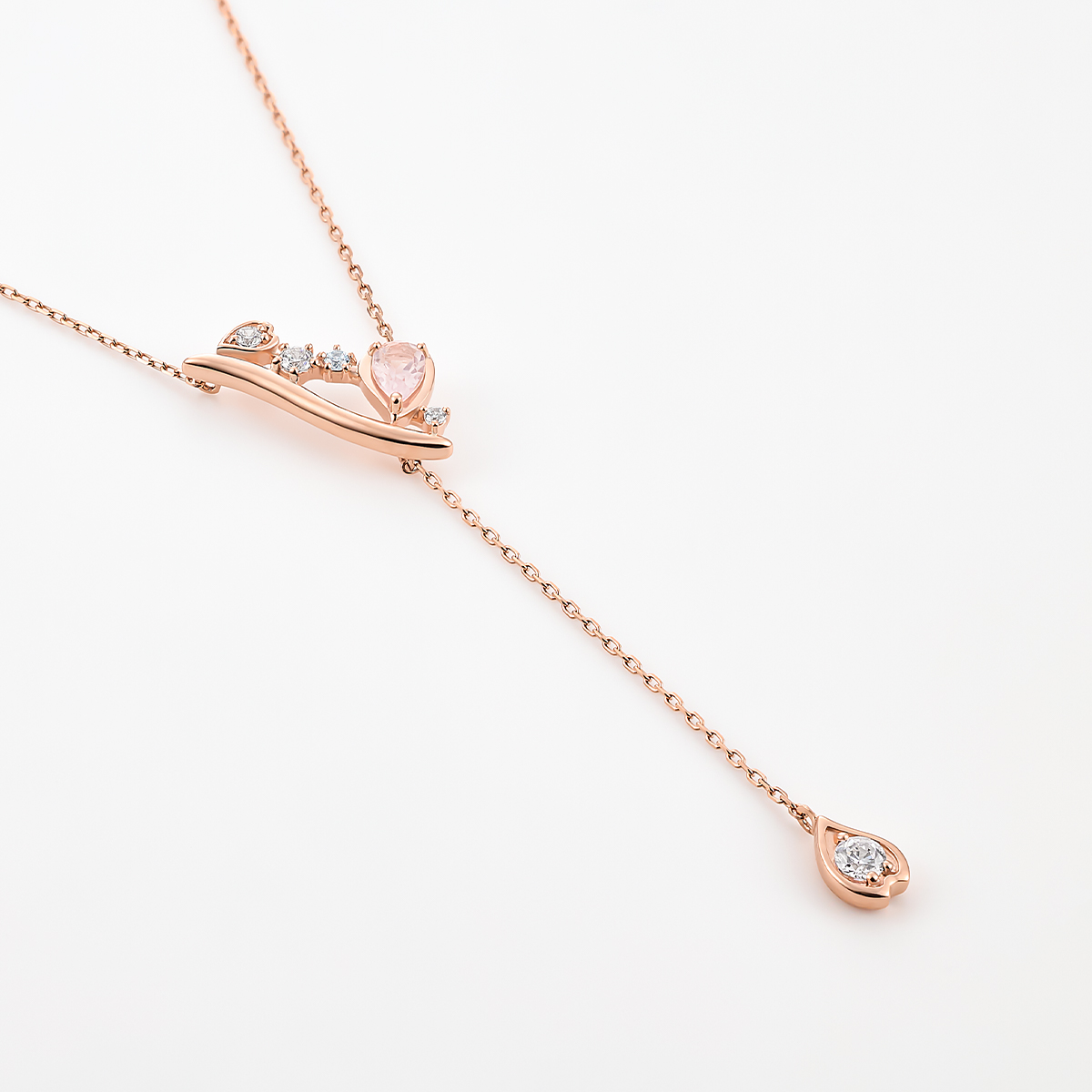 【SAKURA Collction】シルバー Y字 ネックレス
