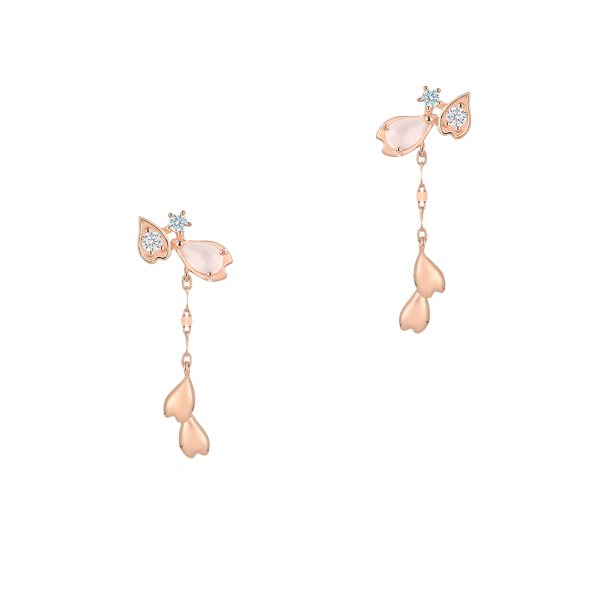 【SAKURA Collction】シルバー チェーン ピアス