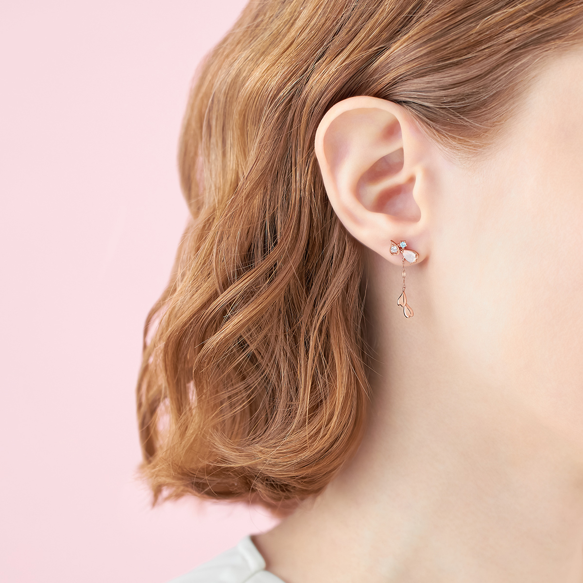 【SAKURA Collction】シルバー チェーン ピアス