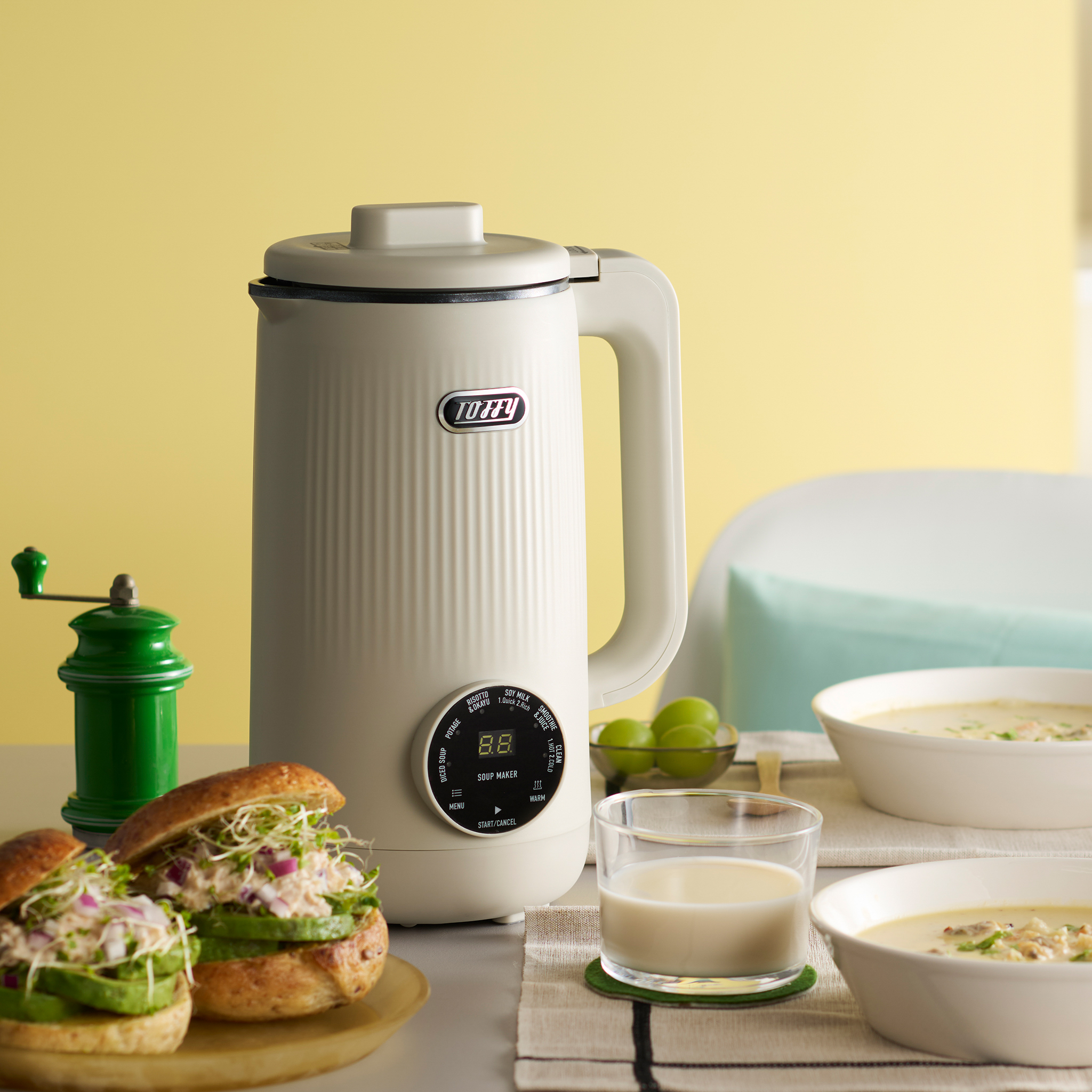 Toffy オートスープブレンダー〈セラミックコートタイプ〉