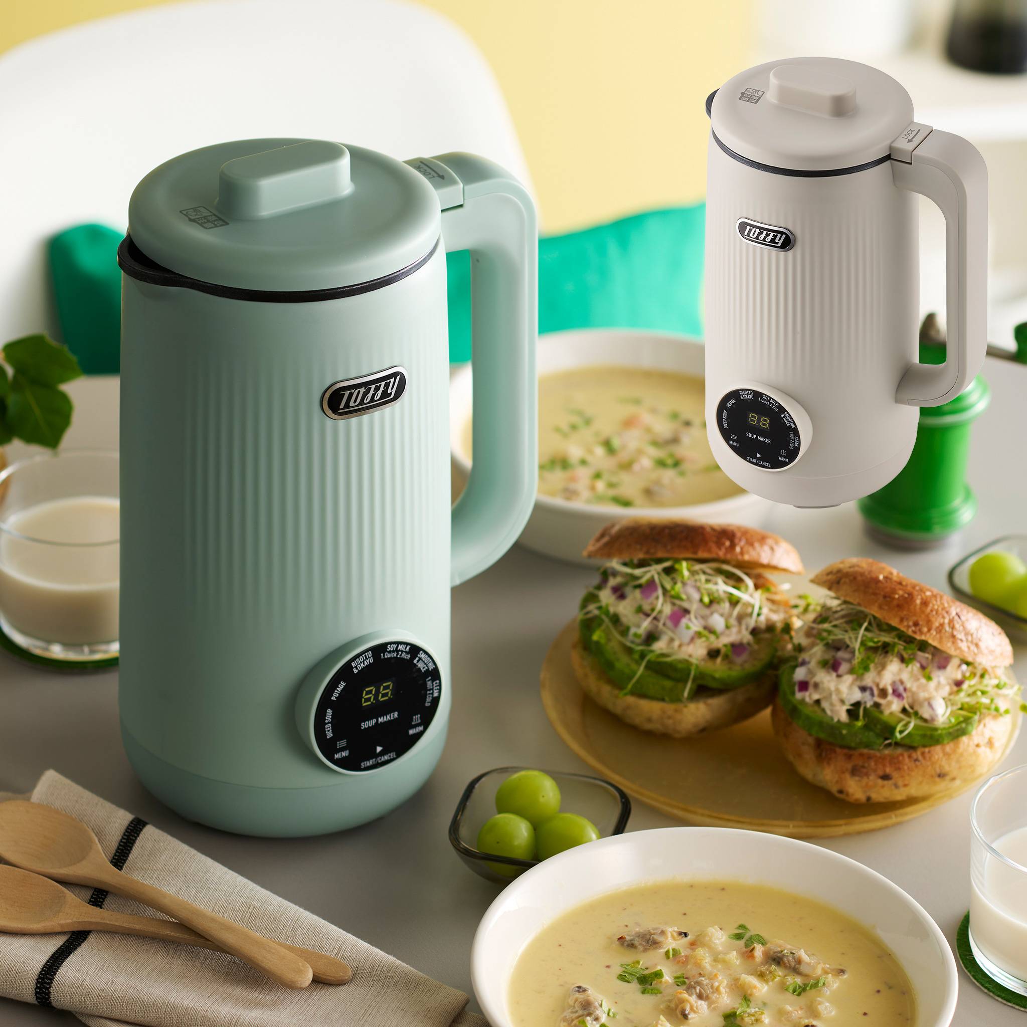 Toffy オートスープブレンダー〈セラミックコートタイプ〉