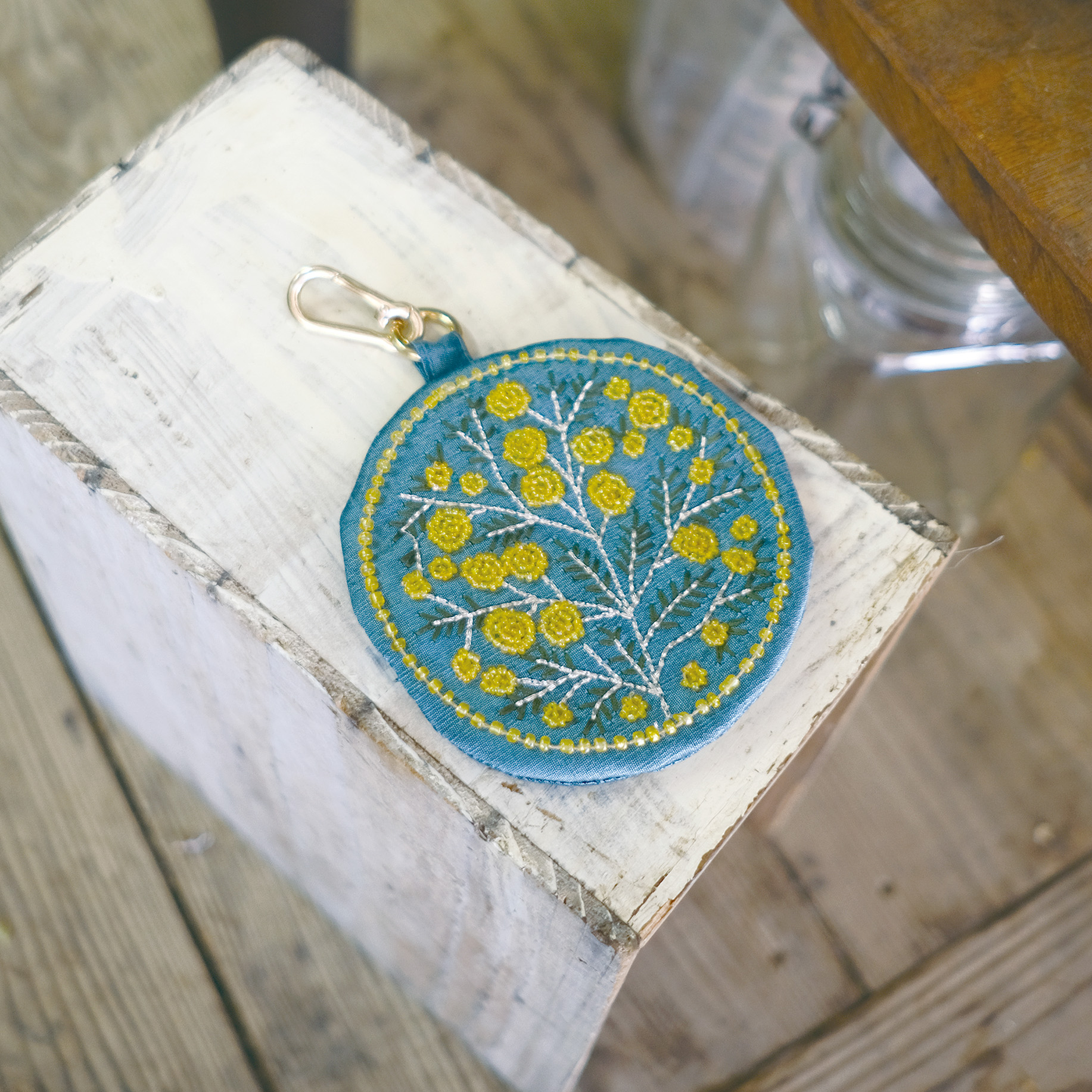 花言葉で選ぶフラワーモチーフキーポーチ