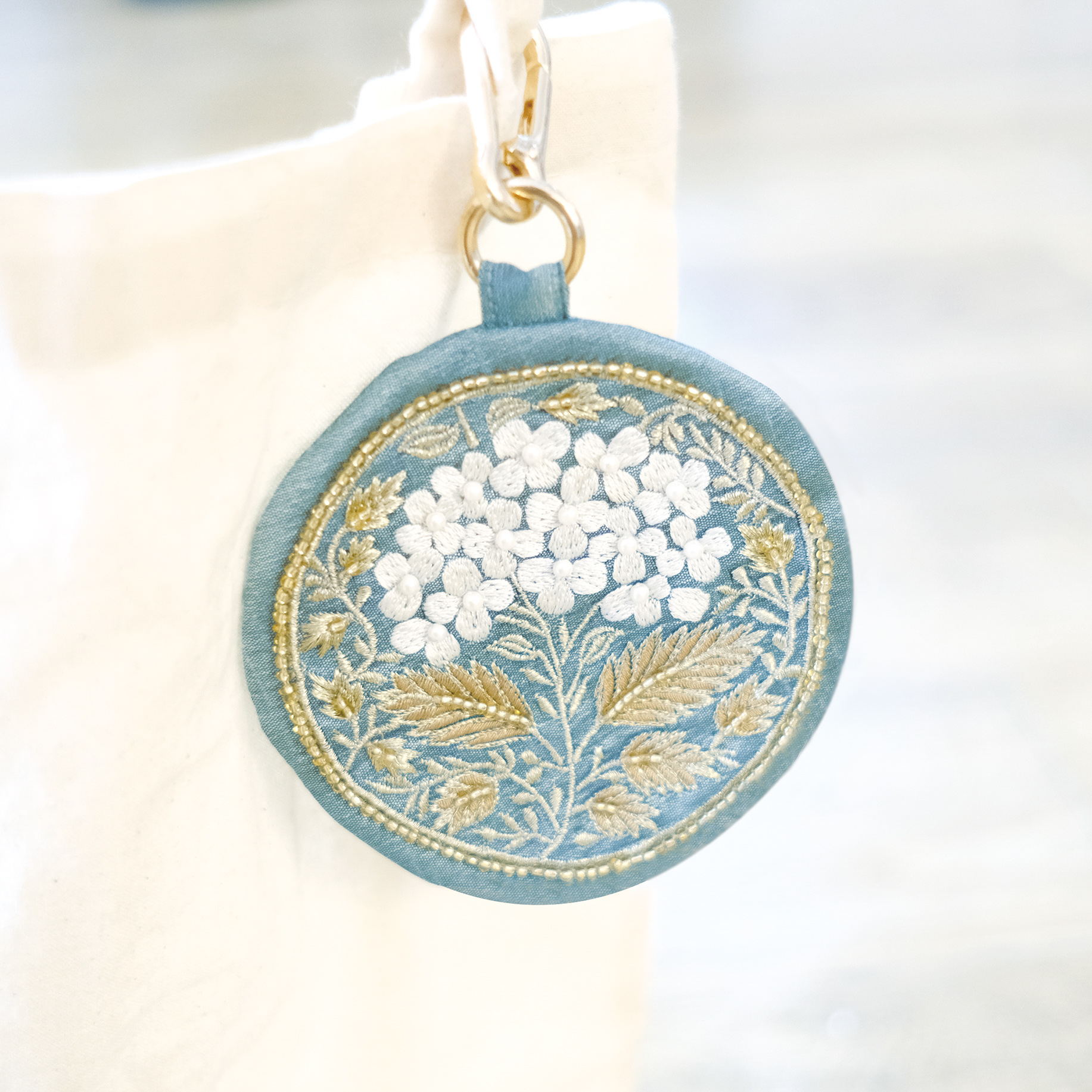 花言葉で選ぶフラワーモチーフキーポーチ