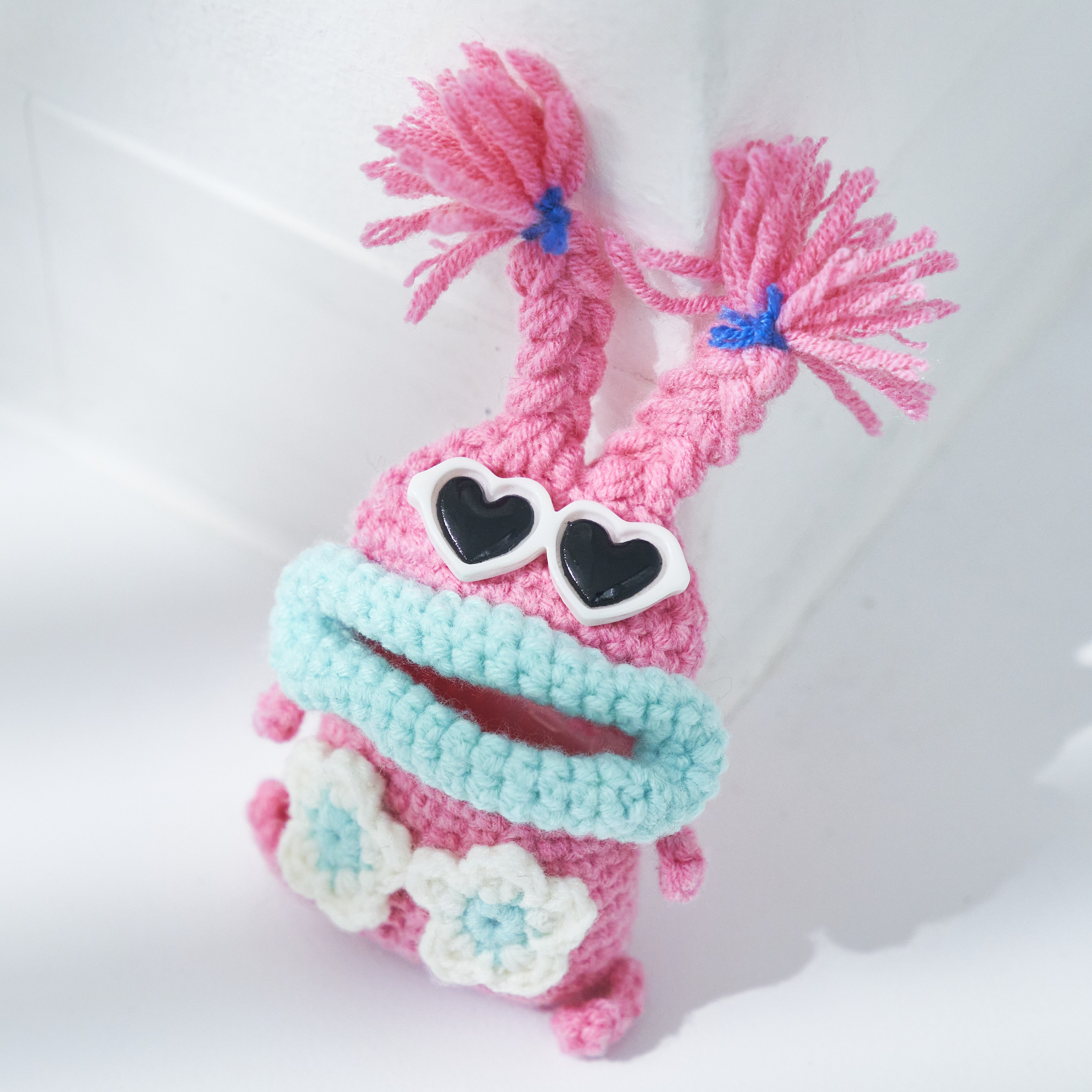 毛糸のキーケース&エアポッズケース＜バカンス＞