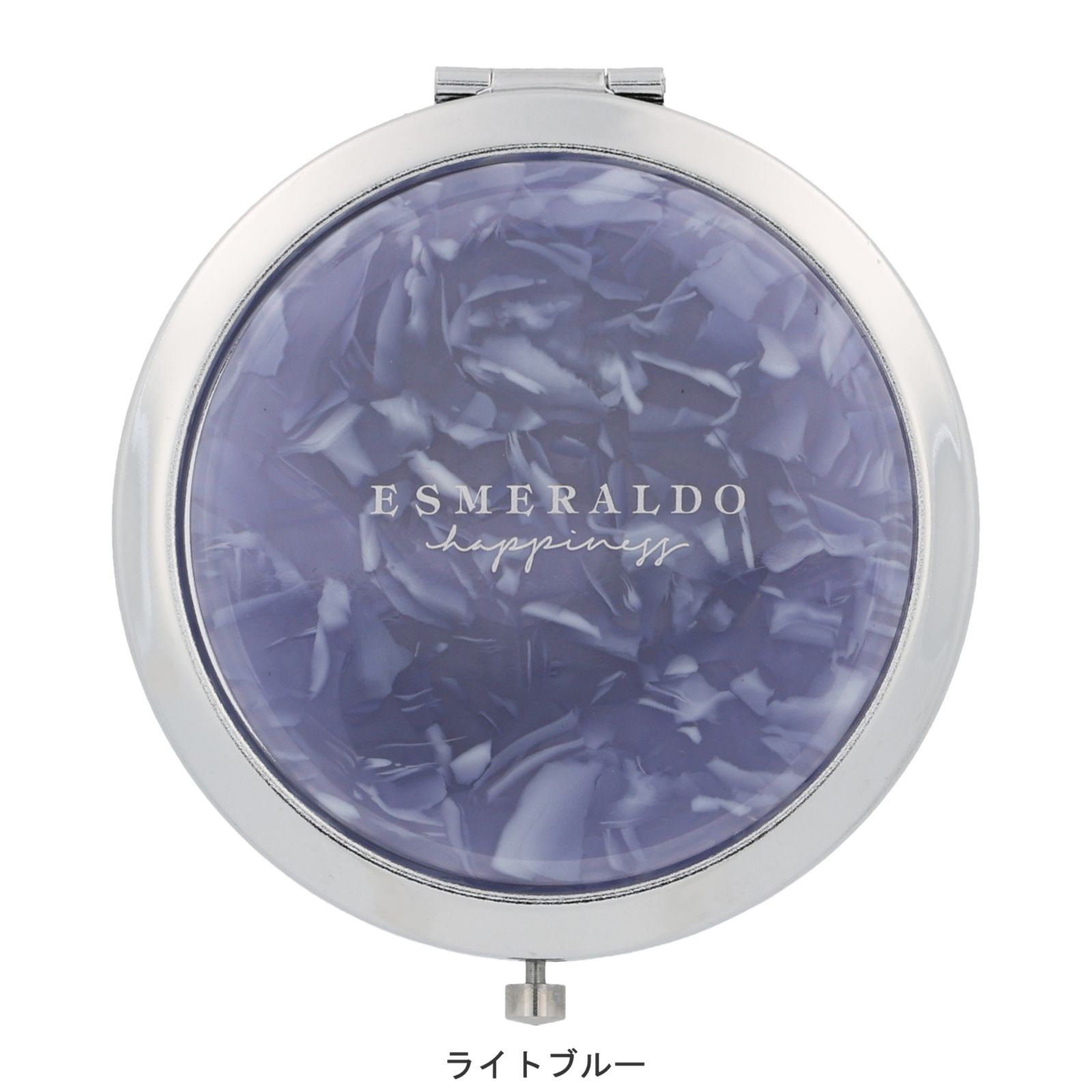 【BOX付き】マーブル柄が映えるミラー＆スリムカードケース