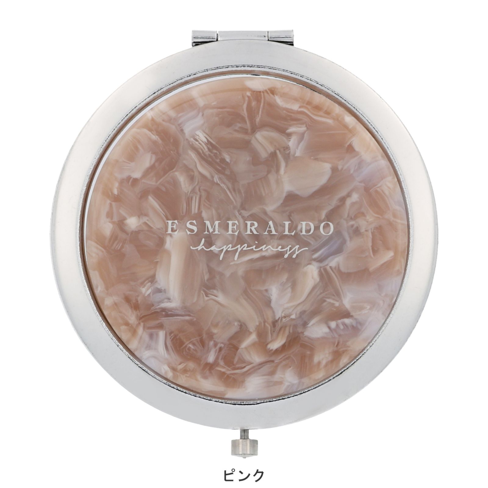 【BOX付き】マーブル柄が映えるミラー＆スリムカードケース