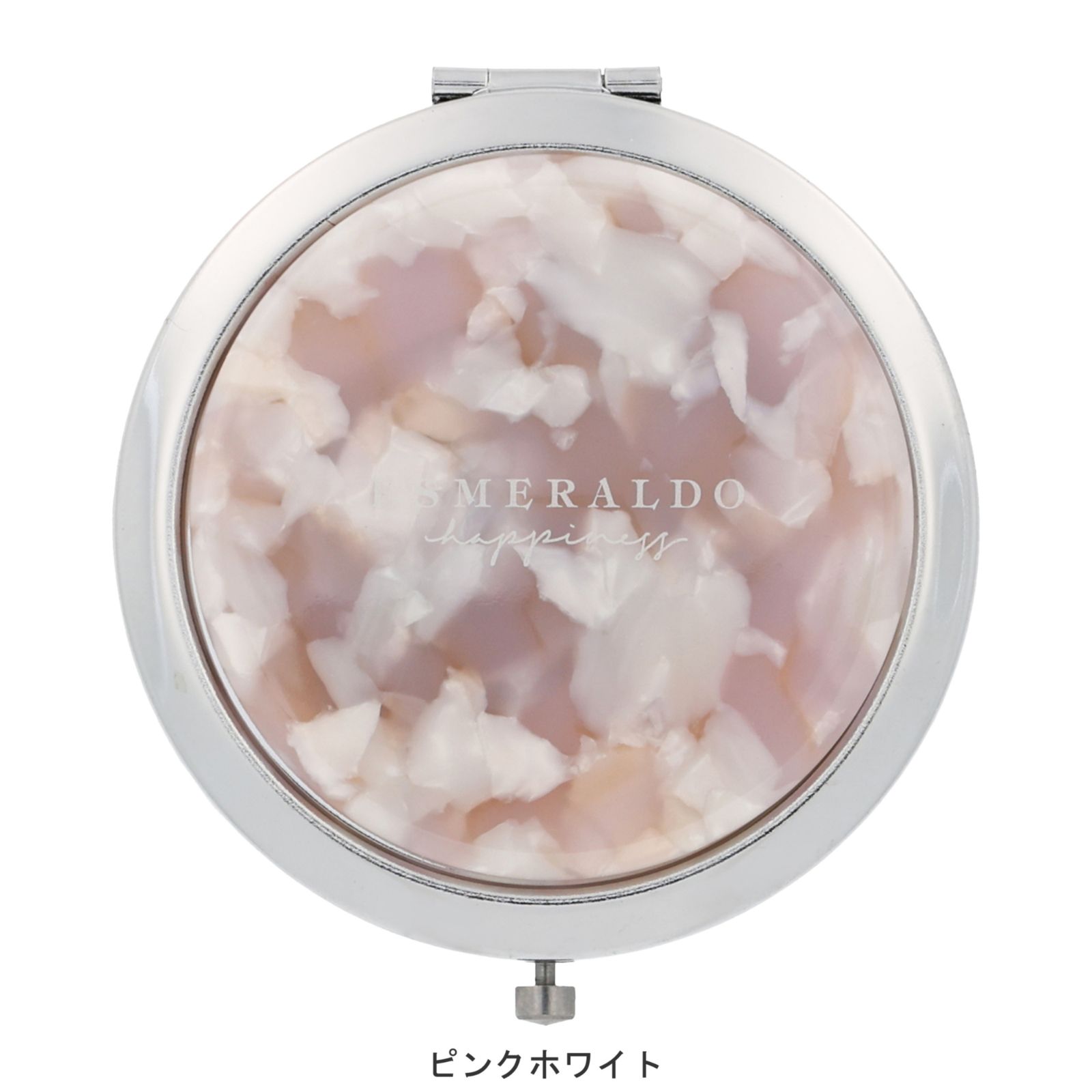 【BOX付き】マーブル柄が映えるミラー＆スリムカードケース