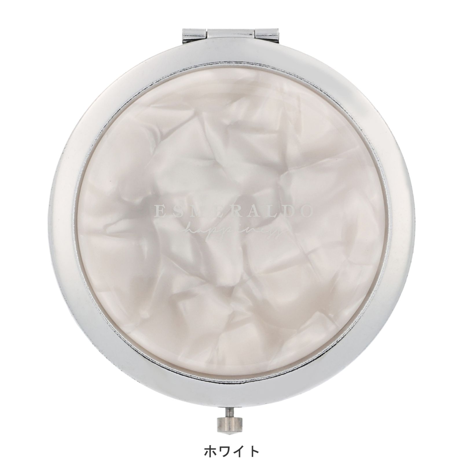 【BOX付き】マーブル柄が映えるミラー＆スリムカードケース