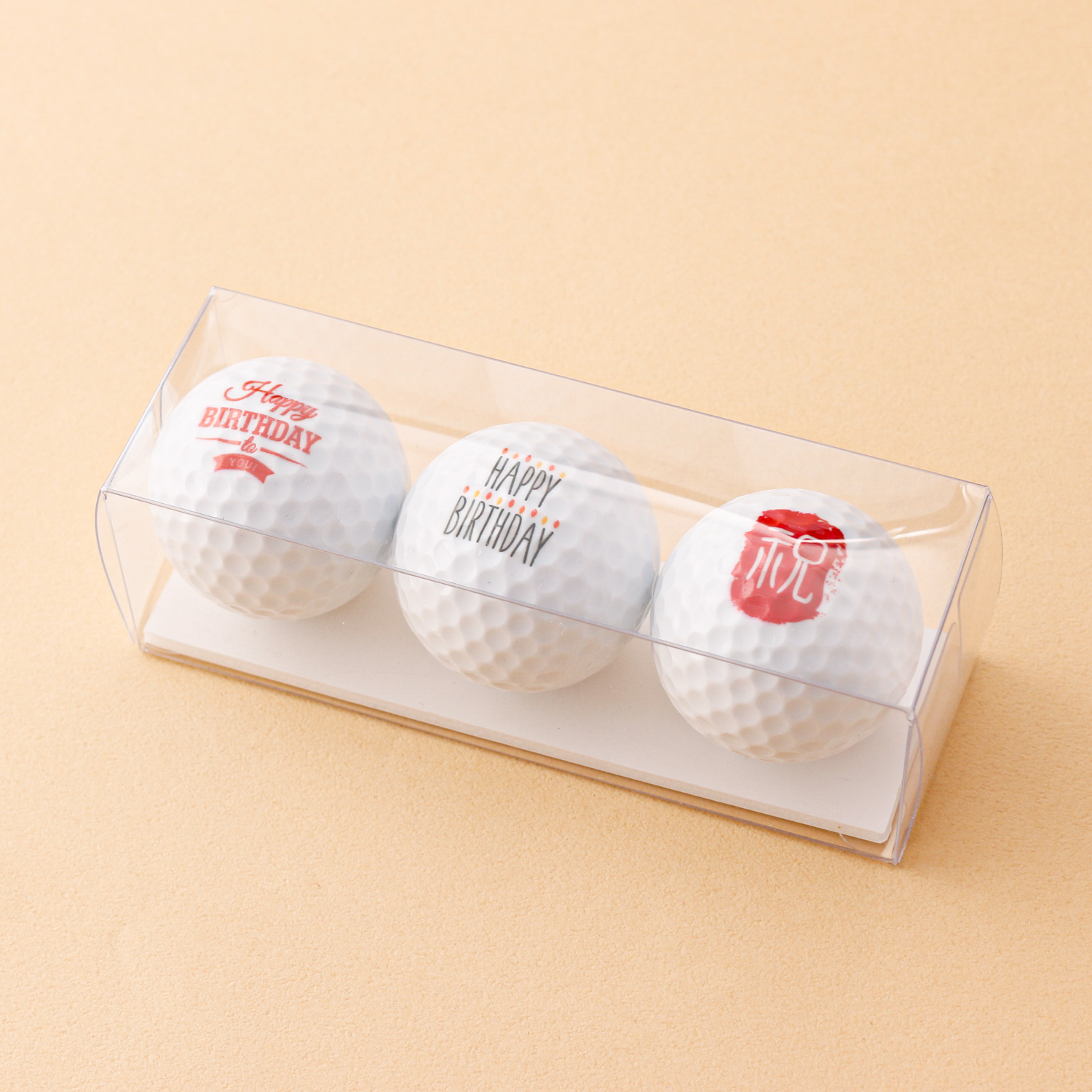 名入れハンカチ＆メッセージゴルフボールセット