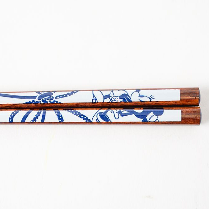 箸&箸置きペアセット(ミッキー&ミニー)