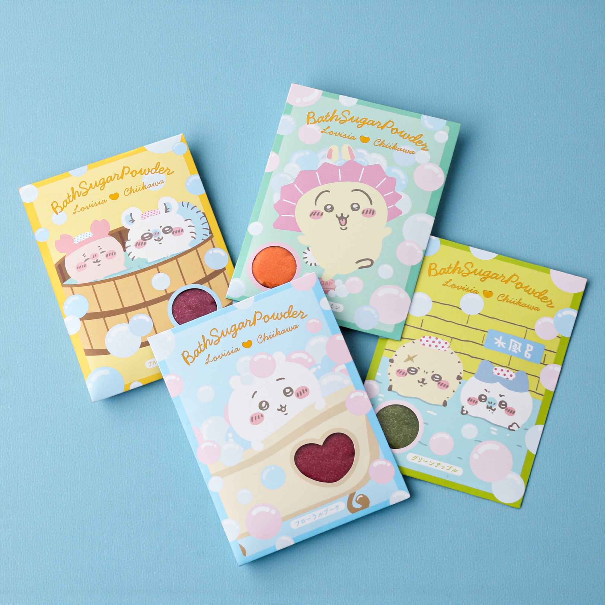 Lovisiaちいかわバスシュガー 4種セット