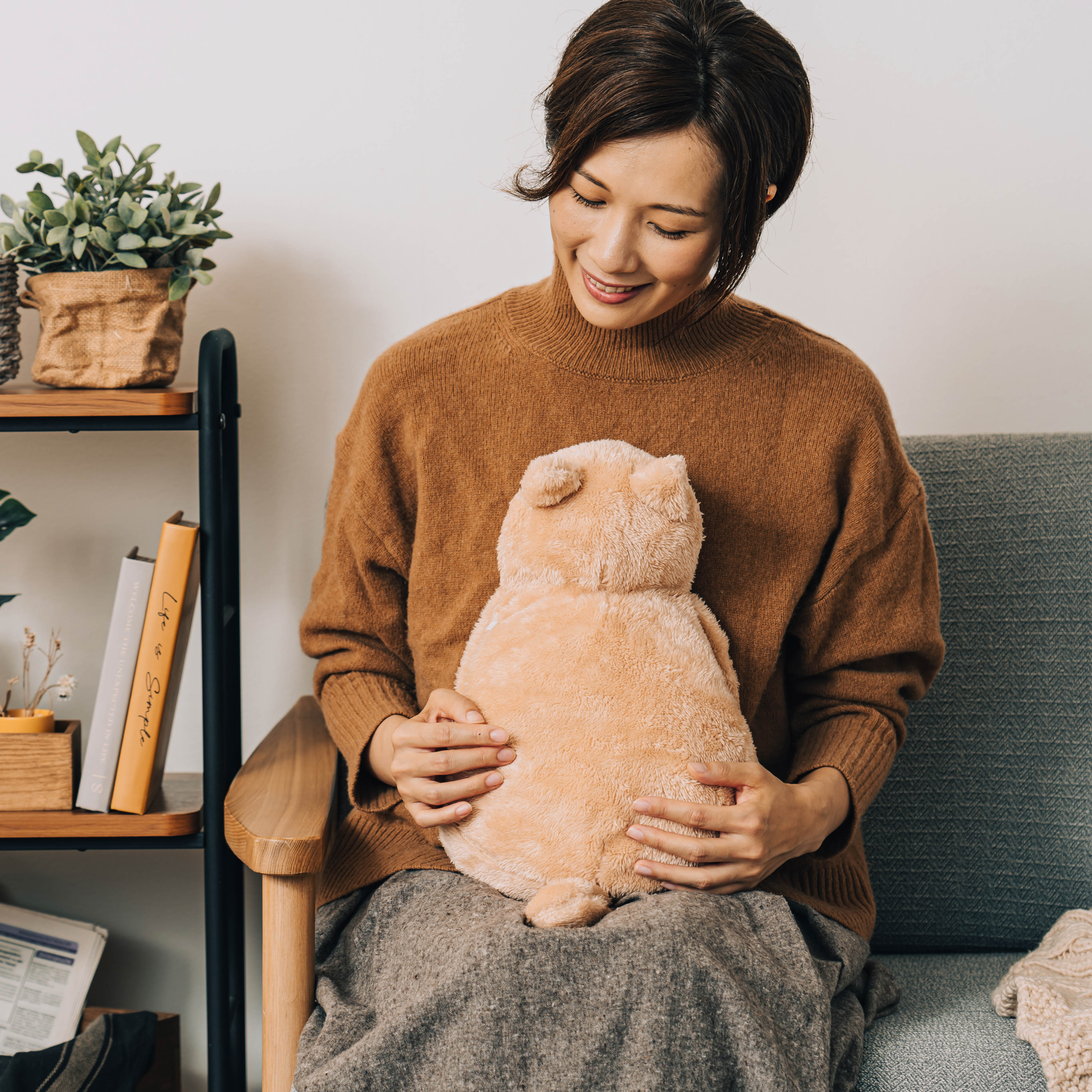 ねこ湯たんぽと選べるスタバコーヒーのセット