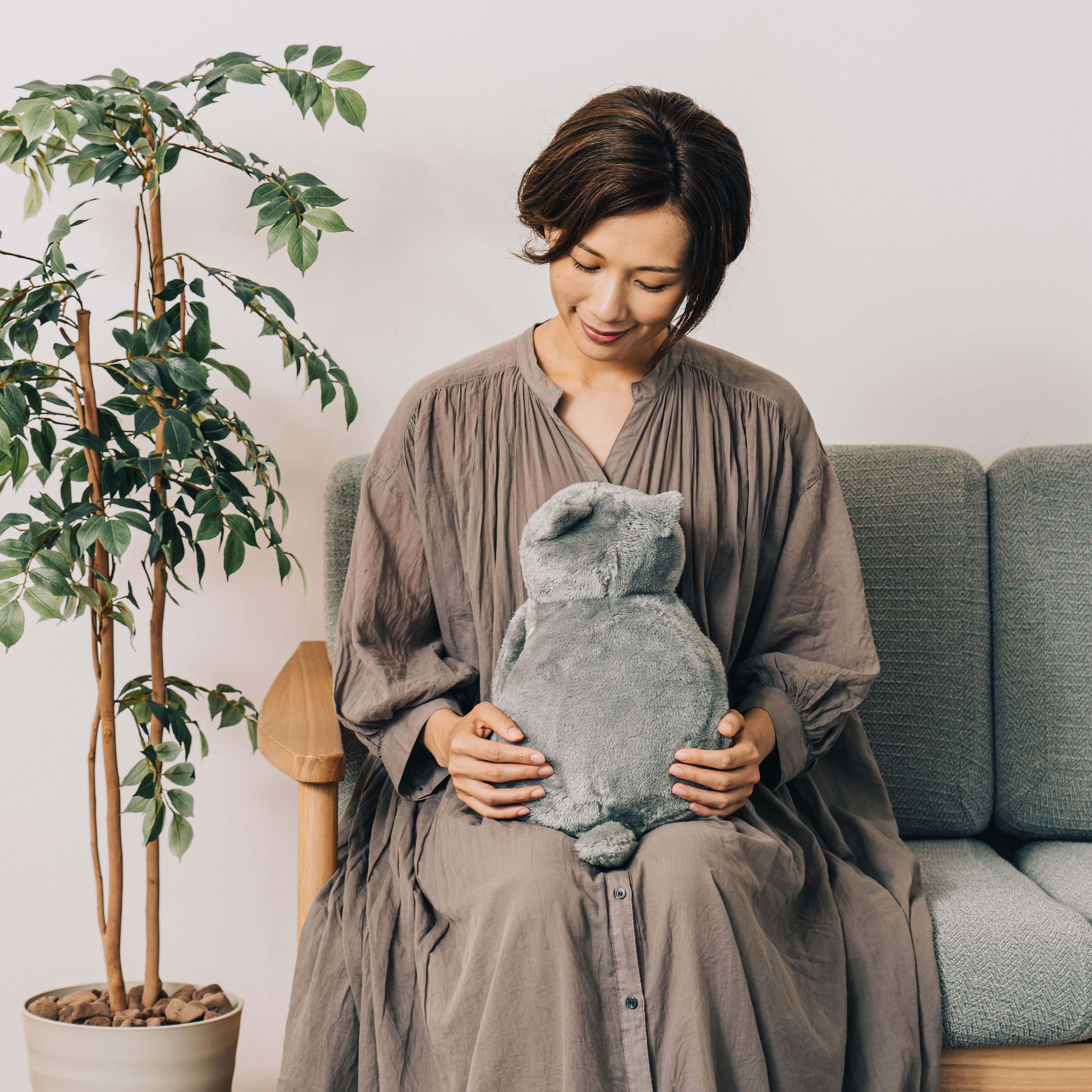 ねこ湯たんぽと選べるスタバコーヒーのセット