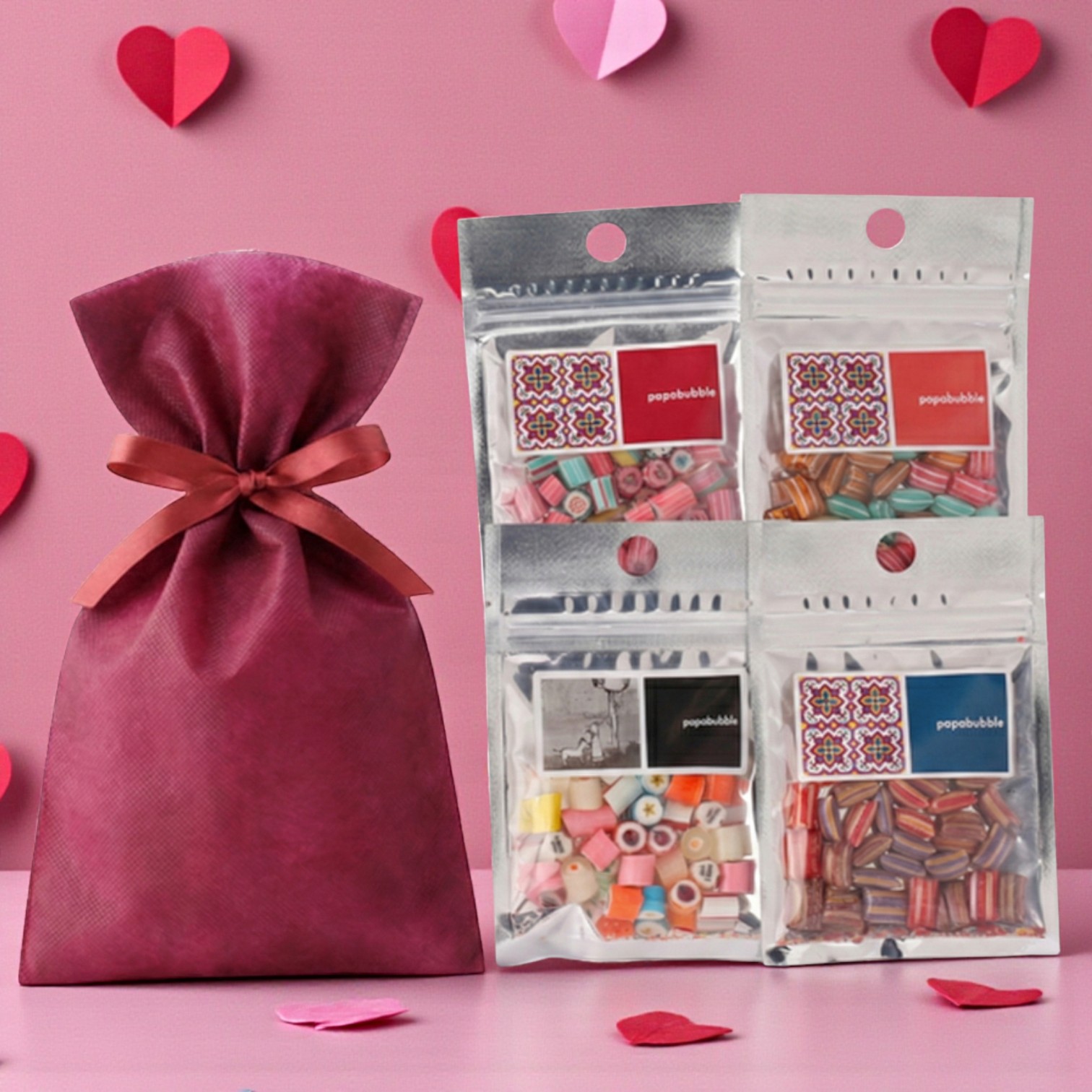 【お配りギフト】選べるミックスキャンディ5個セット(ラッピング袋付)