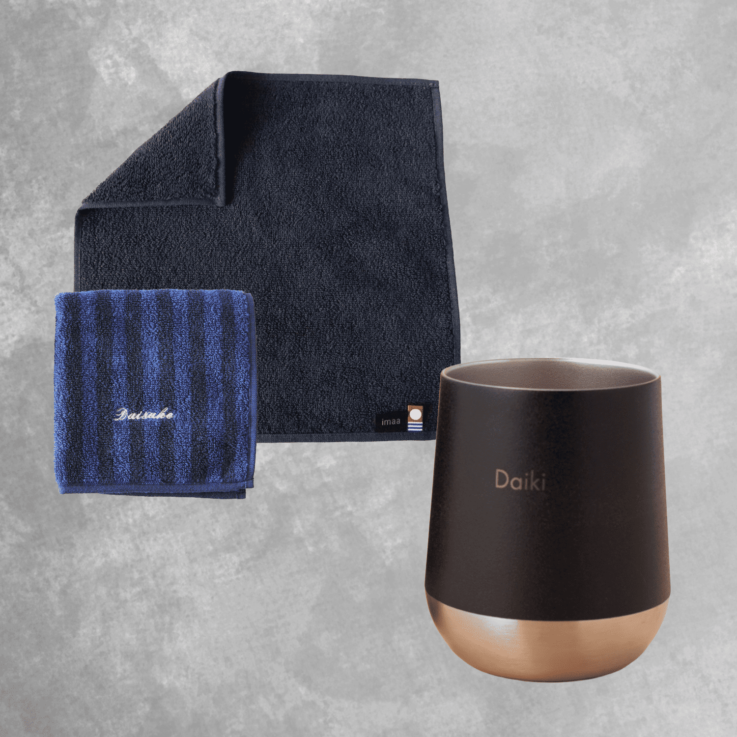 Zalattoサーモタンブラーと今治タオルハンカチセット