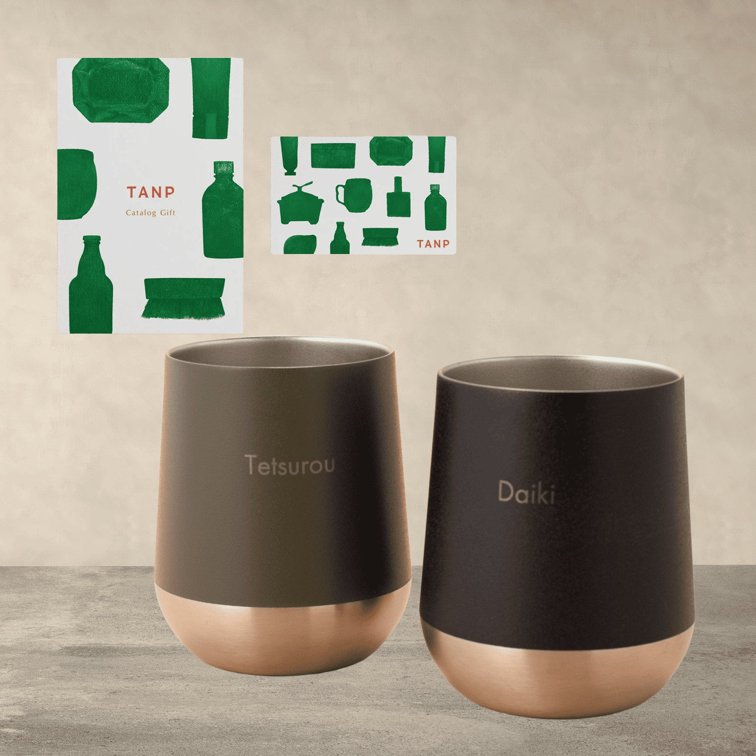 Zalattoサーモタンブラーとカタログギフト"FOR MEN"セット