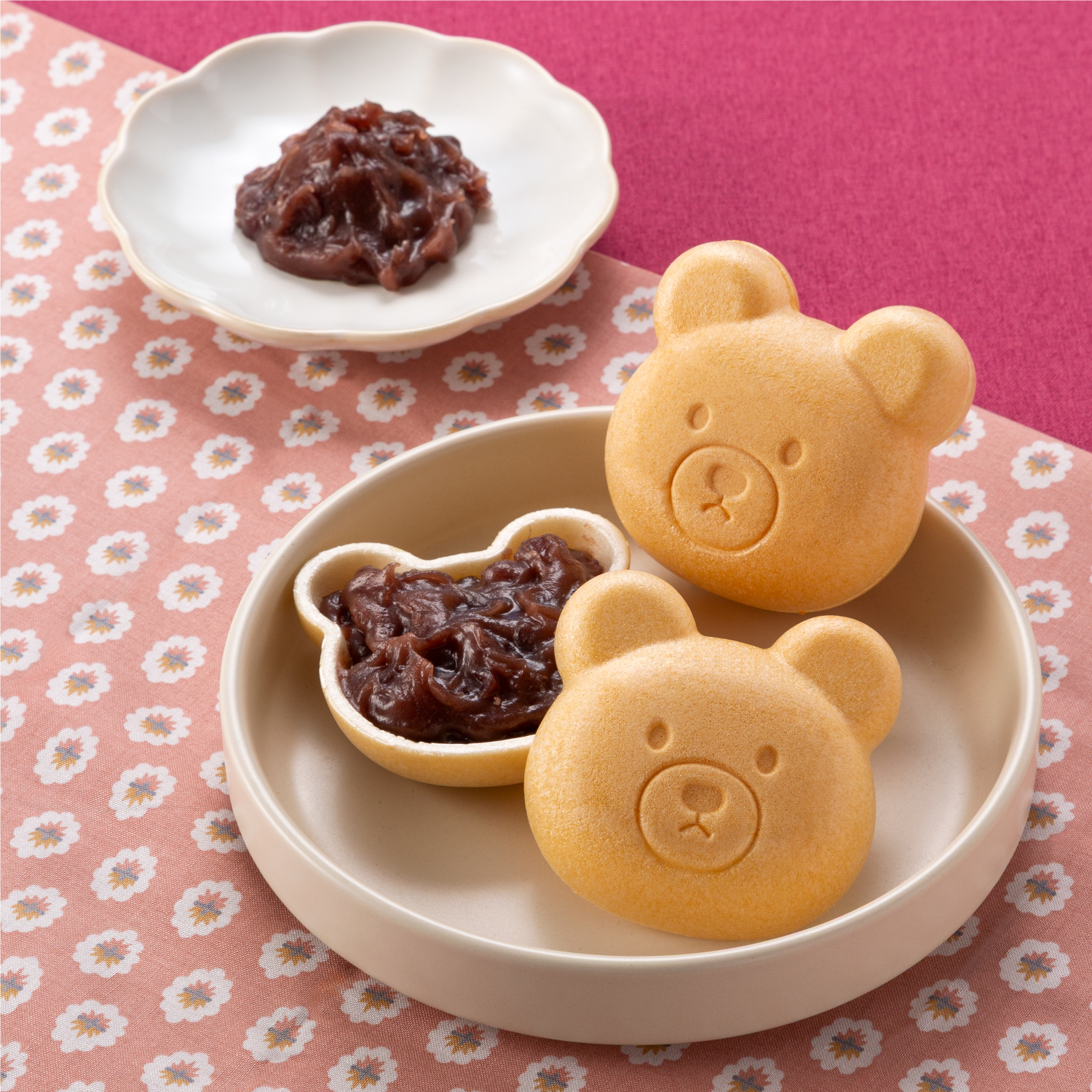 【あんバター 最中 熊】