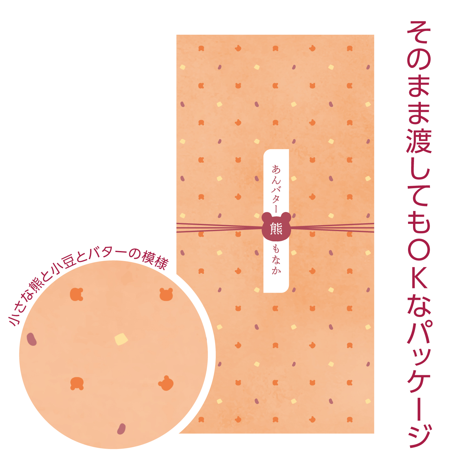 【あんバター 最中 熊】