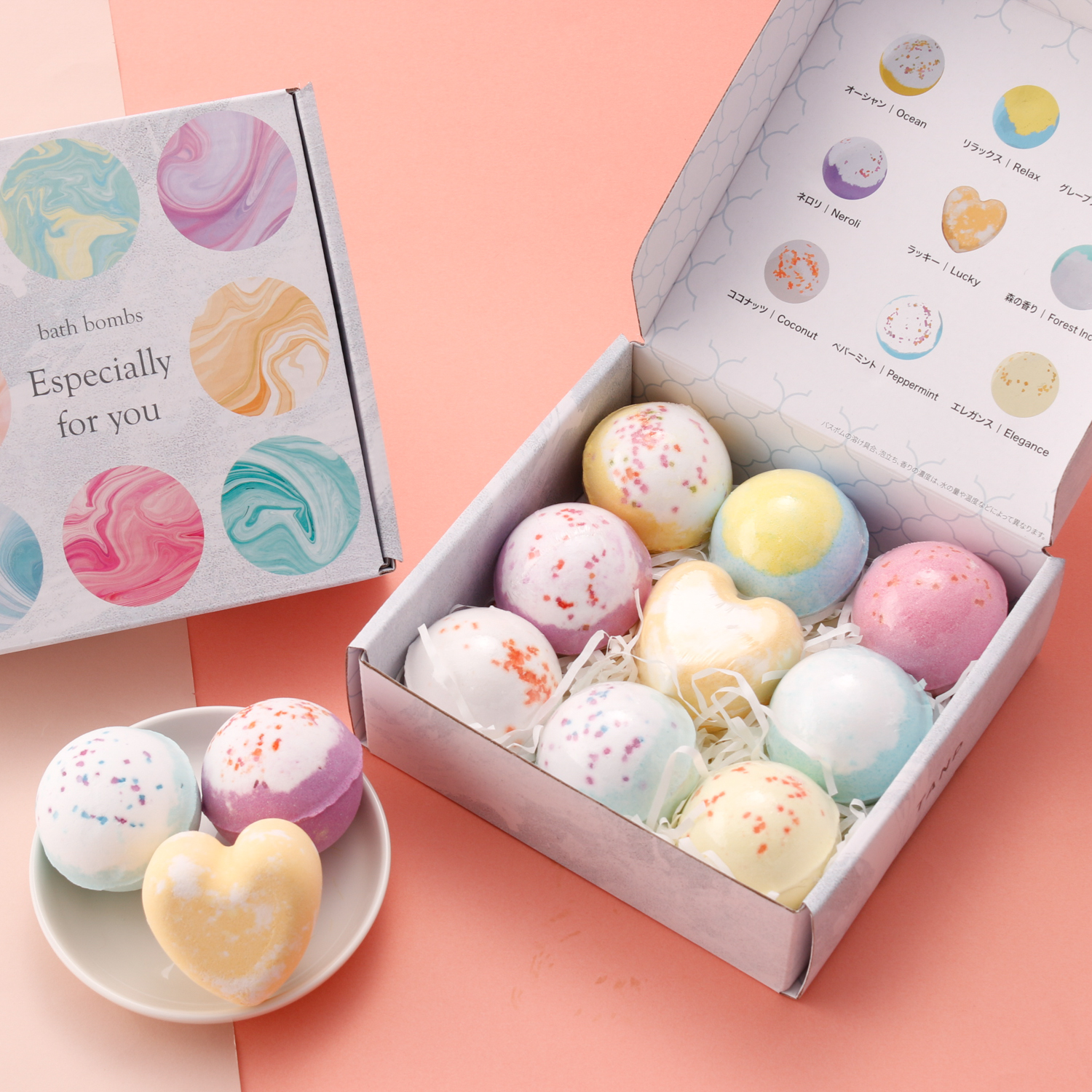 バスボムとそのまま飾れるブーケセット