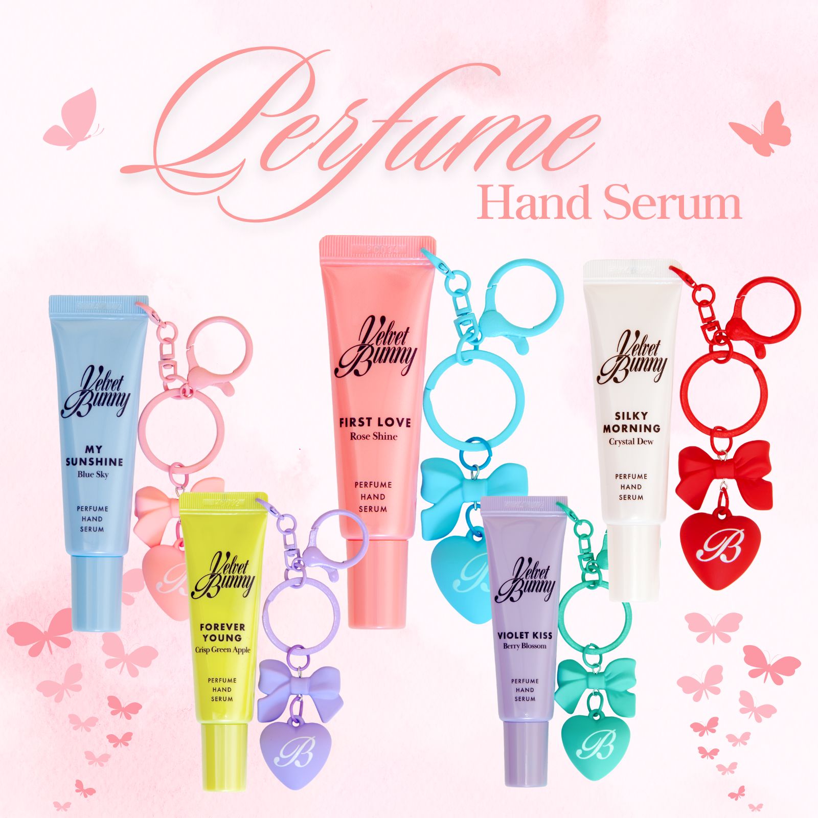パフュームハンドセラムキーリング 〈全5色〉