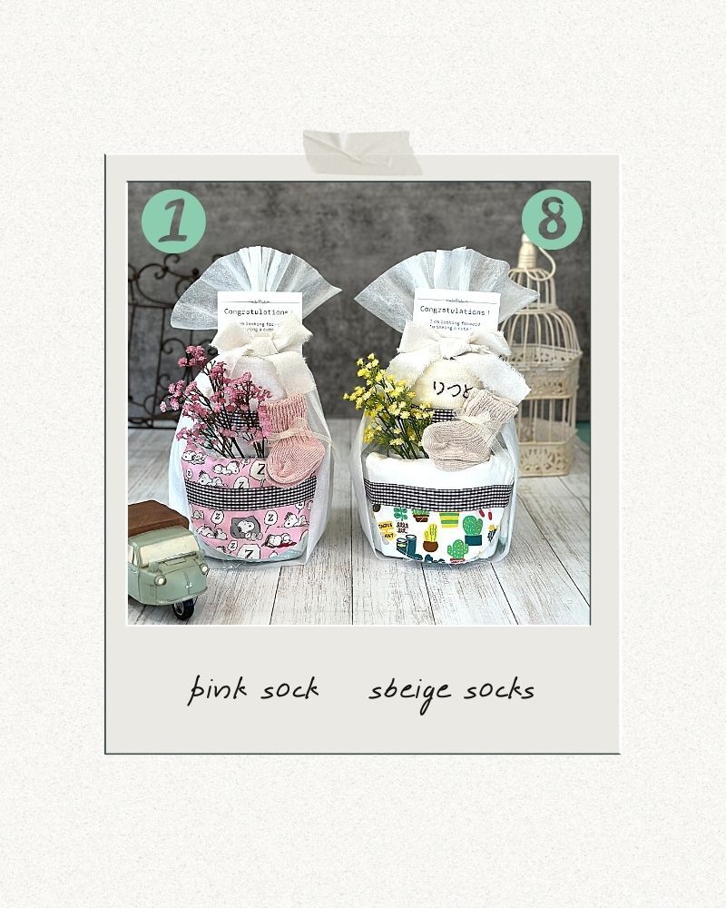 Hidingオリジナル オーダーメイドスタイとウォッシュタオルで作る名入れおむつケーキ