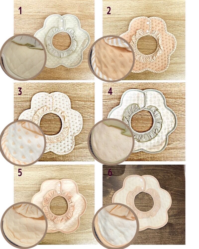 ナチュラルカラーが可愛い名入れガーゼスタイのおむつケーキ
