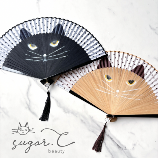 ネコの涼風扇子 NEKOKAZE 