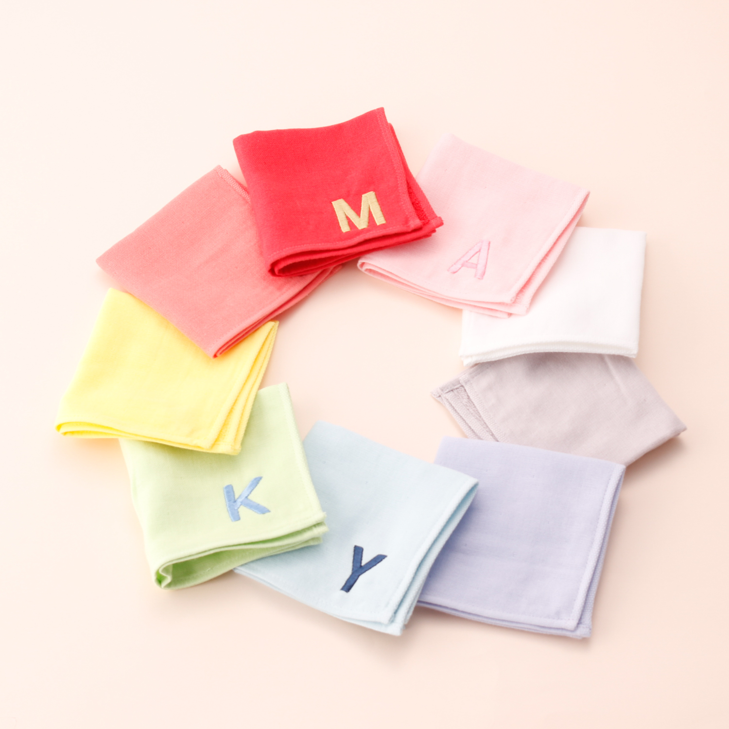 【イニシャル名入れ】花いろはMUJI