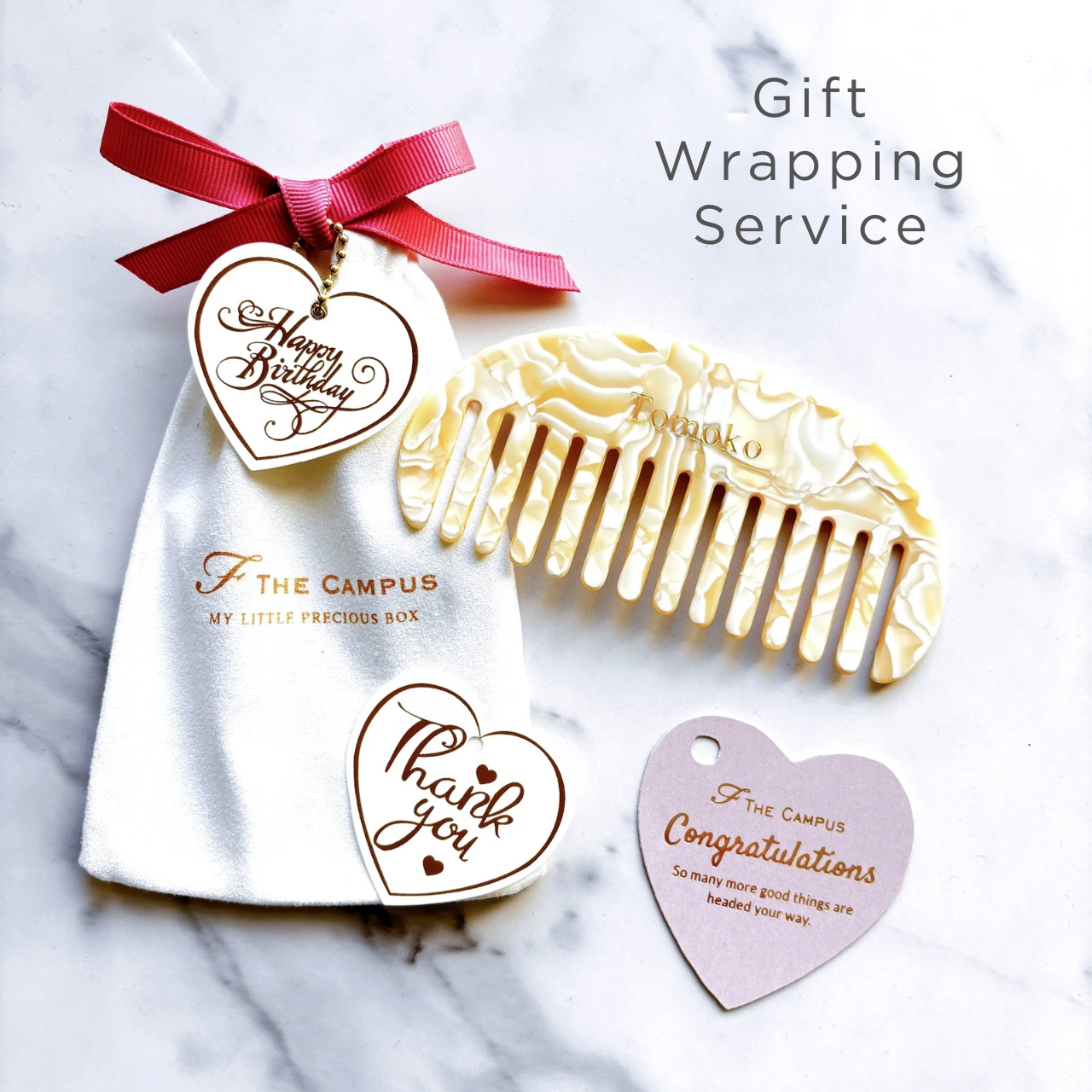 【名入れ無料】COLORFUL HAIR COMB カラフルヘアコーム