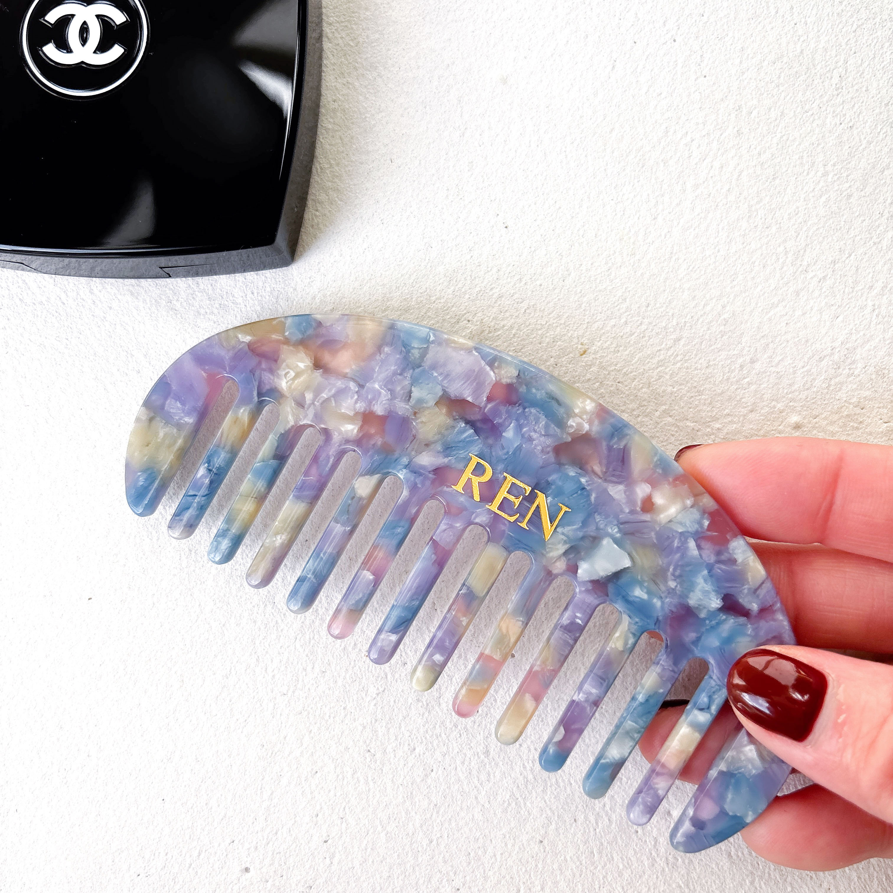 【名入れ無料】COLORFUL HAIR COMB カラフルヘアコーム