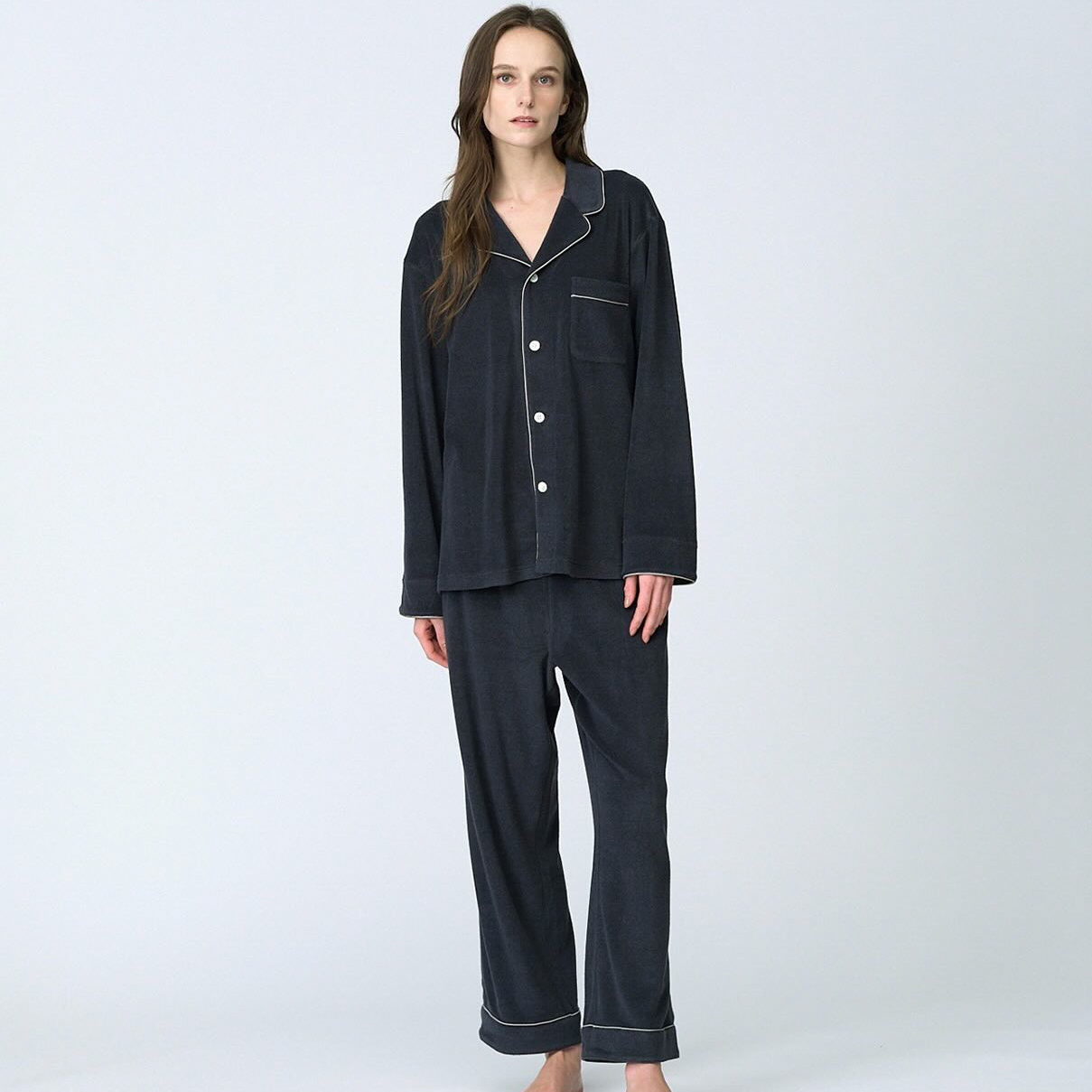 【セットアップ】コットンウールパイル パジャマ